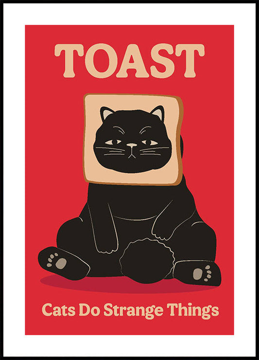 Toast Cat -juliste 