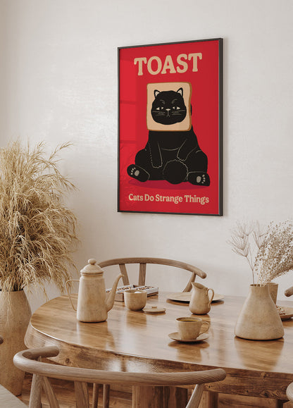 Toast Cat -juliste 