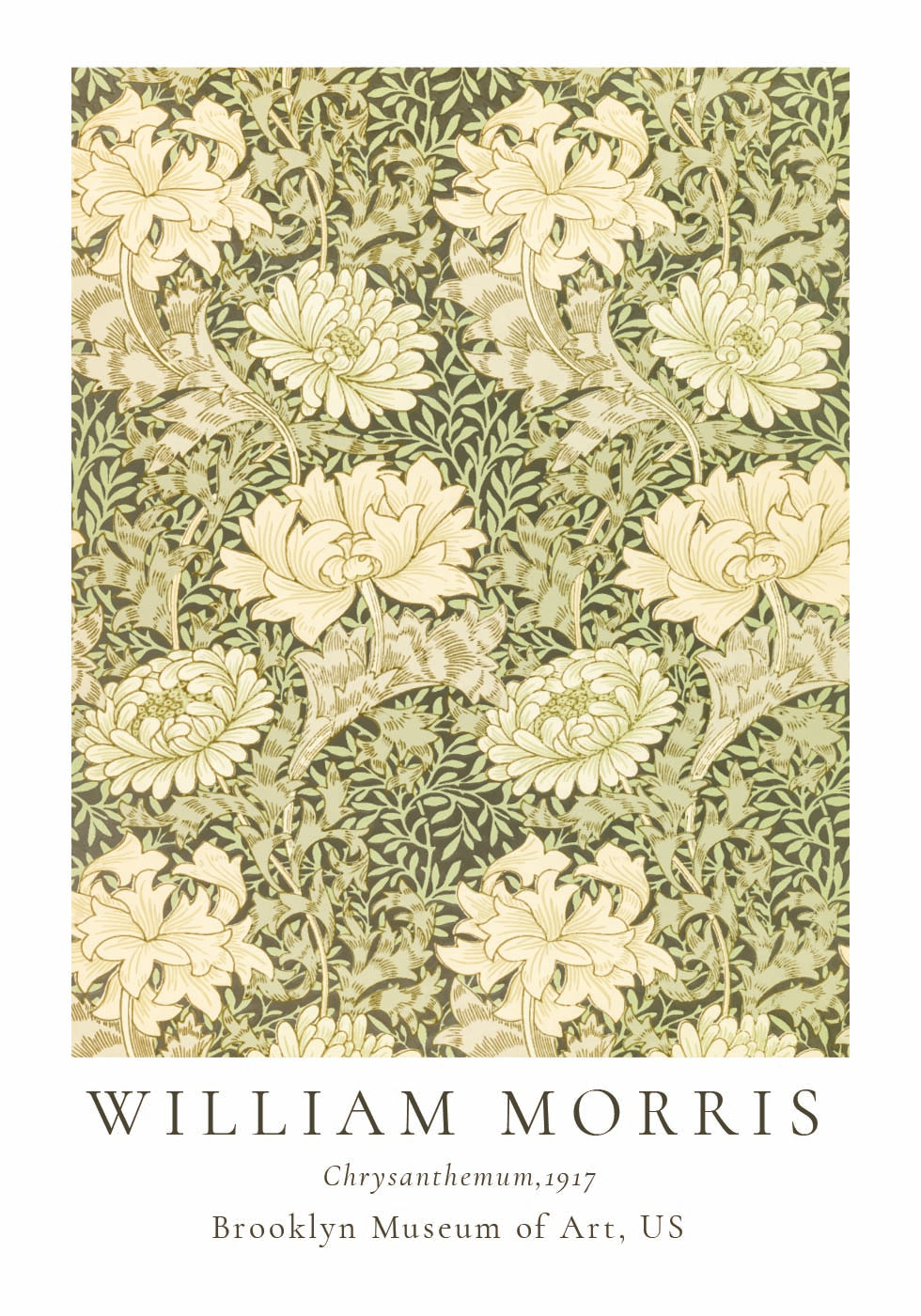 W. Morris - Chrysanthemum Juliste 