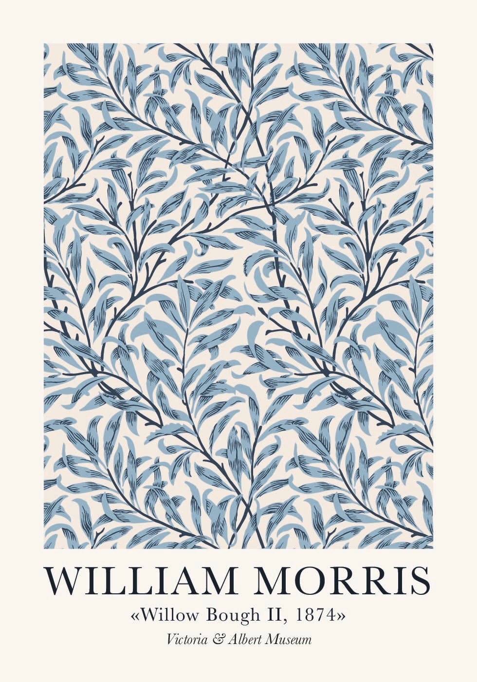 William Morris Willow Bough -juliste 