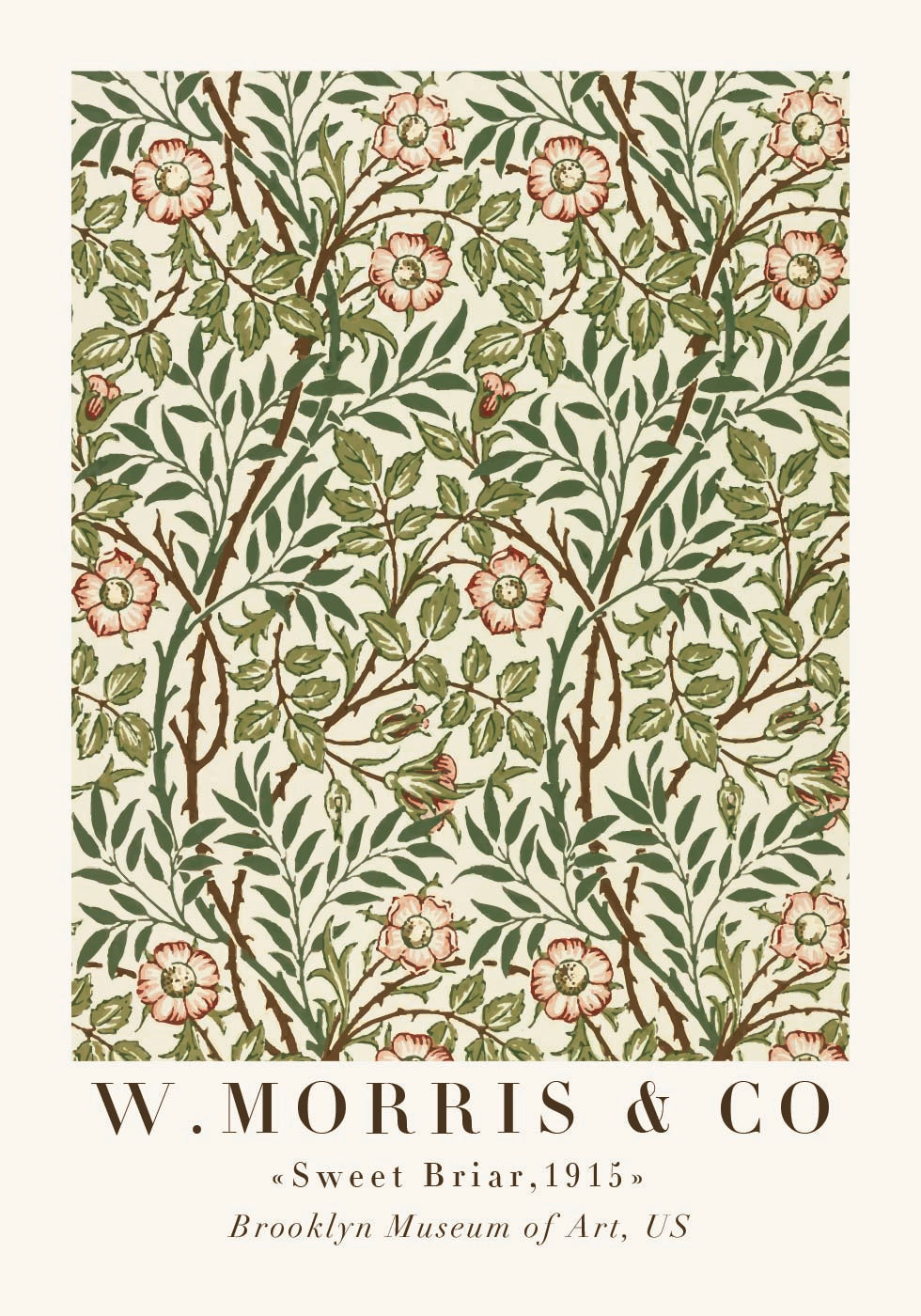 W. Morris &amp; Co - Sweet Briar -juliste 