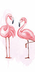 Watercolor Flamingos Plakat - Posterbox.dk