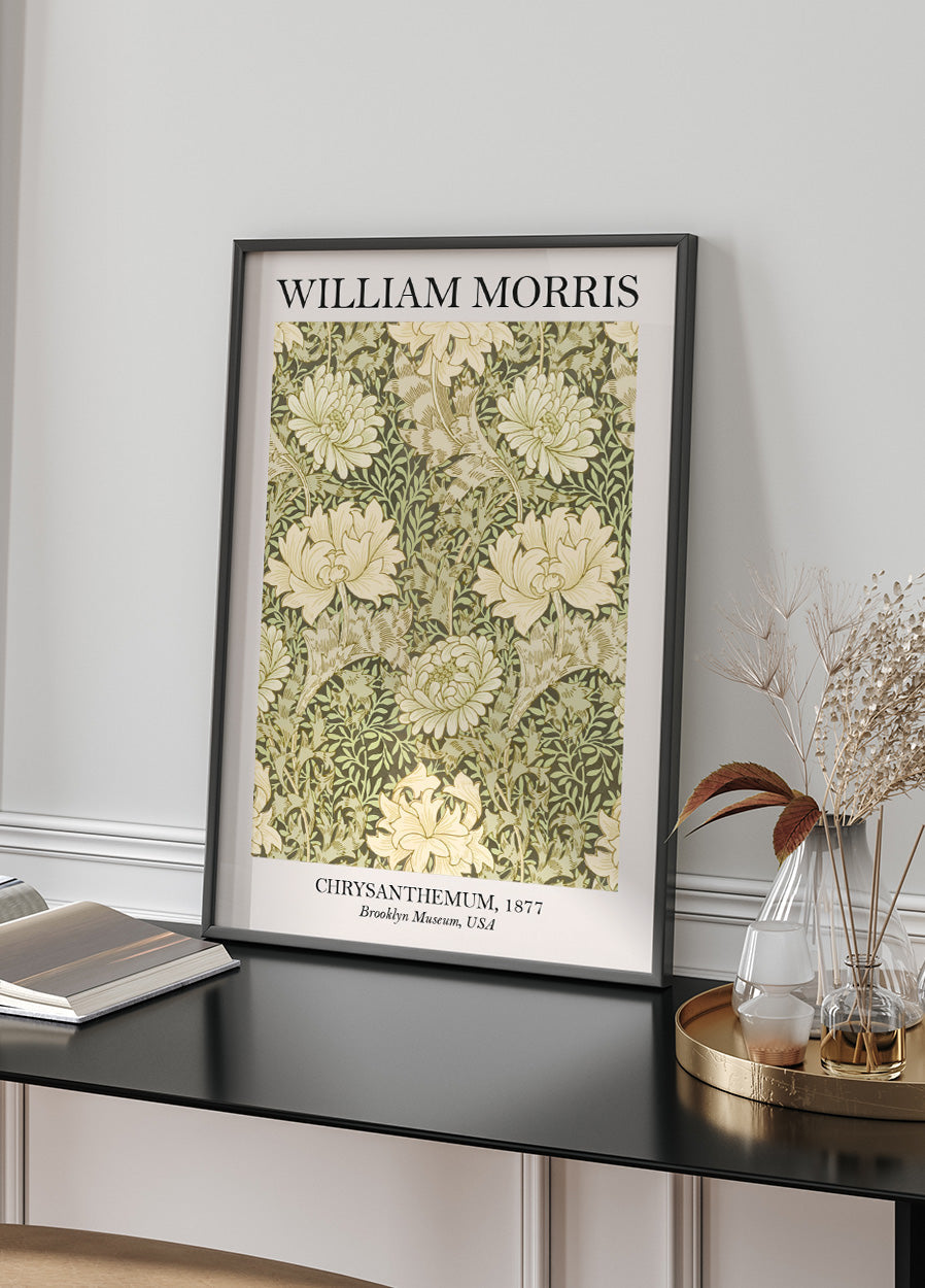 William Morris Chrysanthemum -juliste