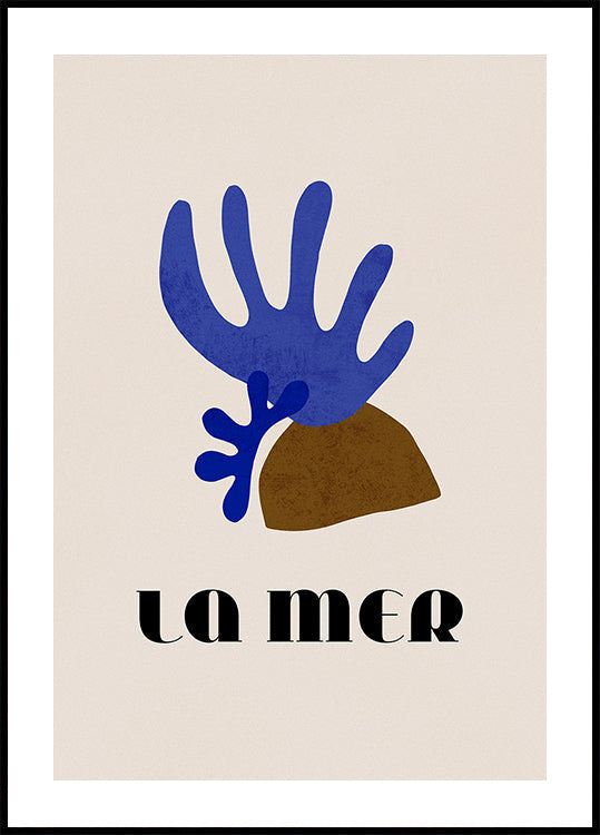 La Mer Abstract Ocean Poster No. 01 (NEW) - Posterbox