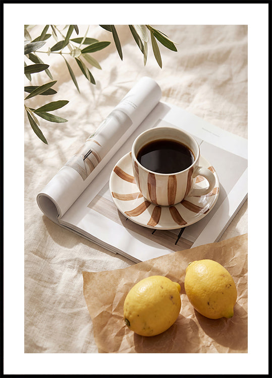 Coffee and Lemons Plakat - Posterbox
