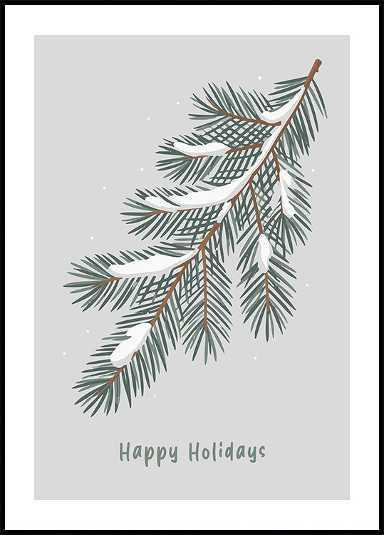 Happy Holidays Plakat - Posterbox