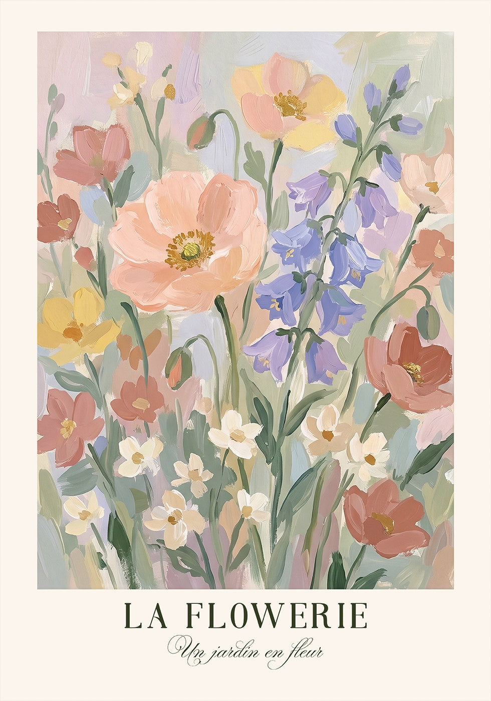 Un jardin en fleur - Posterbox