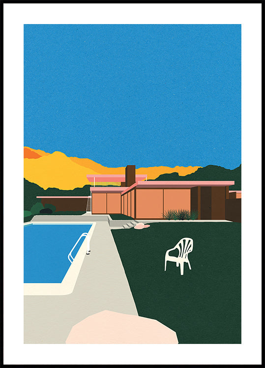 Kaufmann Desert House Poolside (NEW) - Posterbox