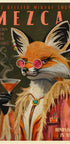 Mezcal Fox Print. Vintage Alcohol Posters &amp; Cocktail Decor - Posterbox