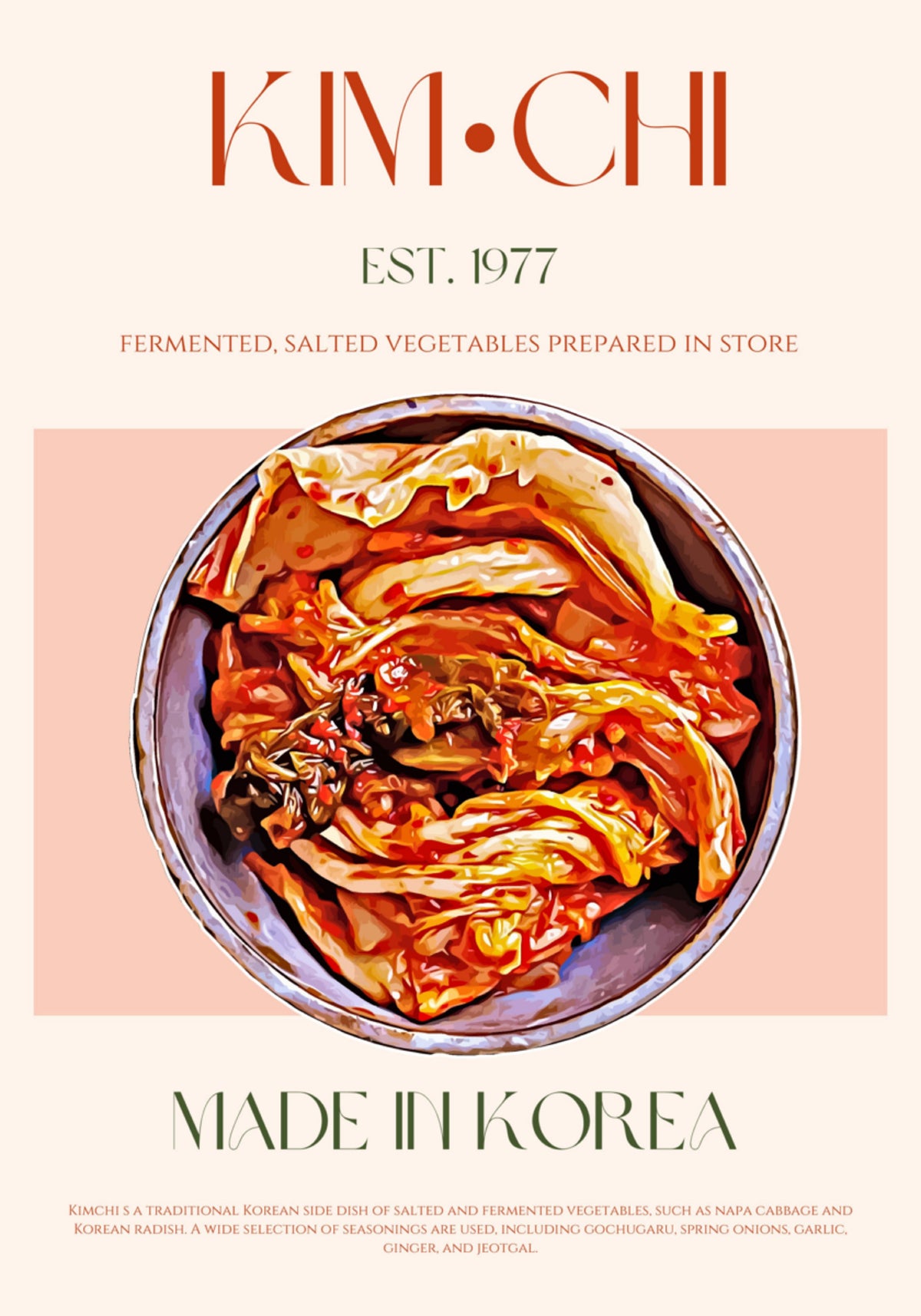 Aito korealainen Kimchi