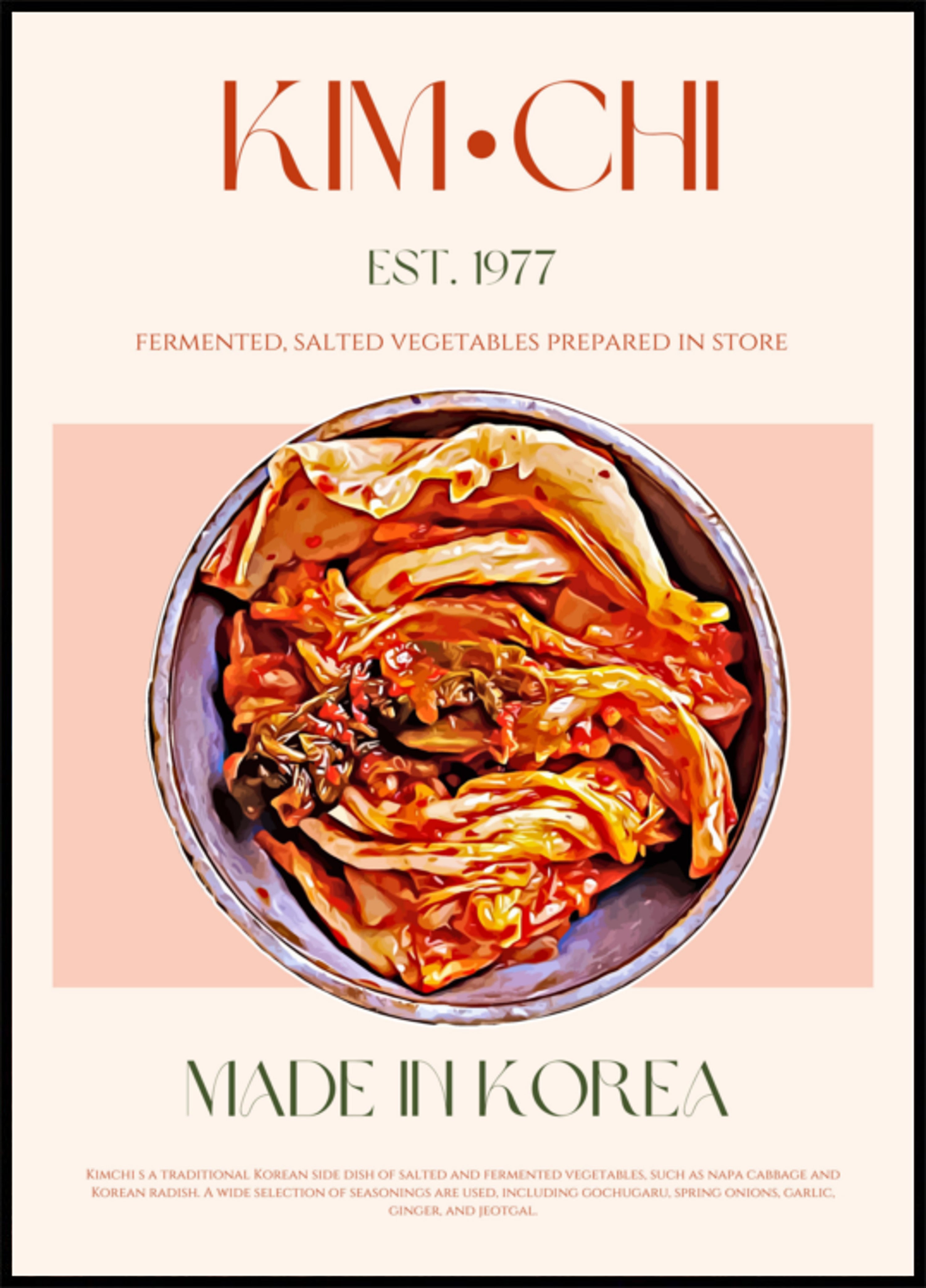 Aito korealainen Kimchi