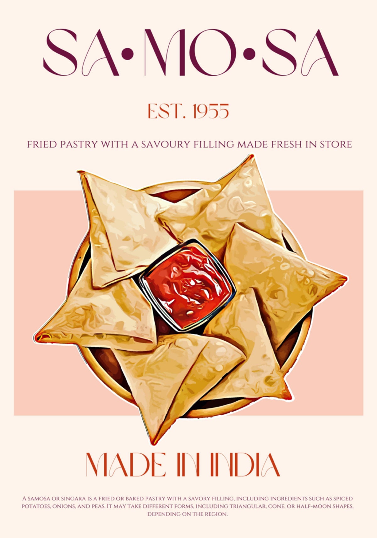 Golden Samosas dippillä