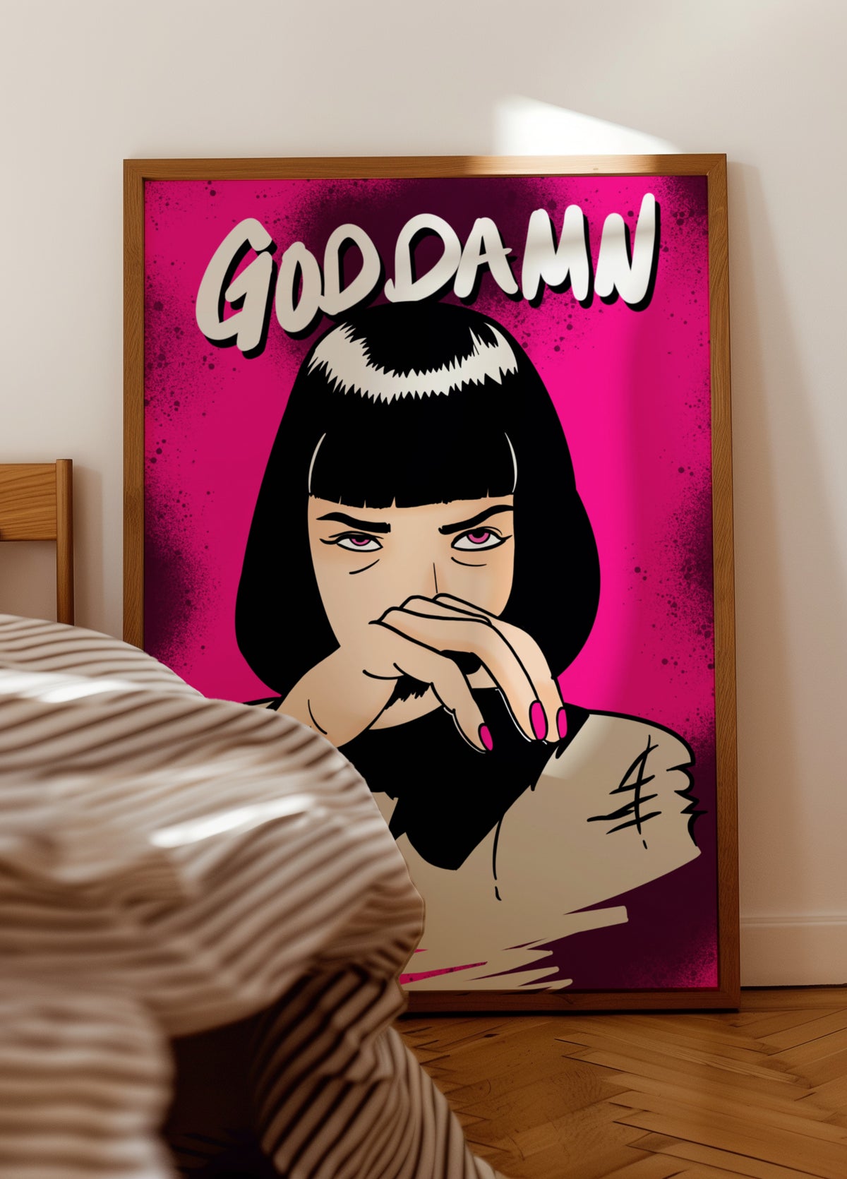 Sassy Pop Art -nainen