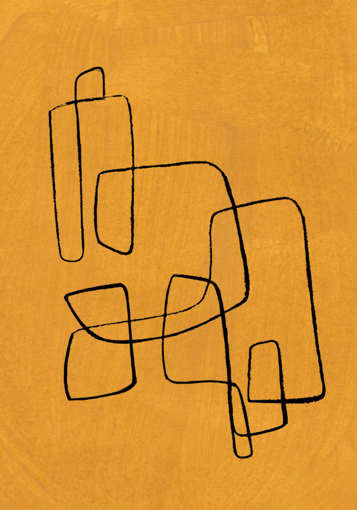 Luomu Ocher Lines