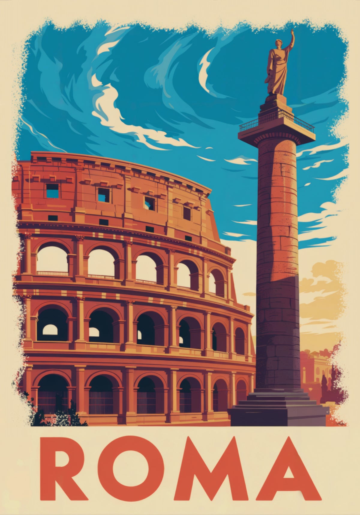 Rooman Colosseumin pylväs