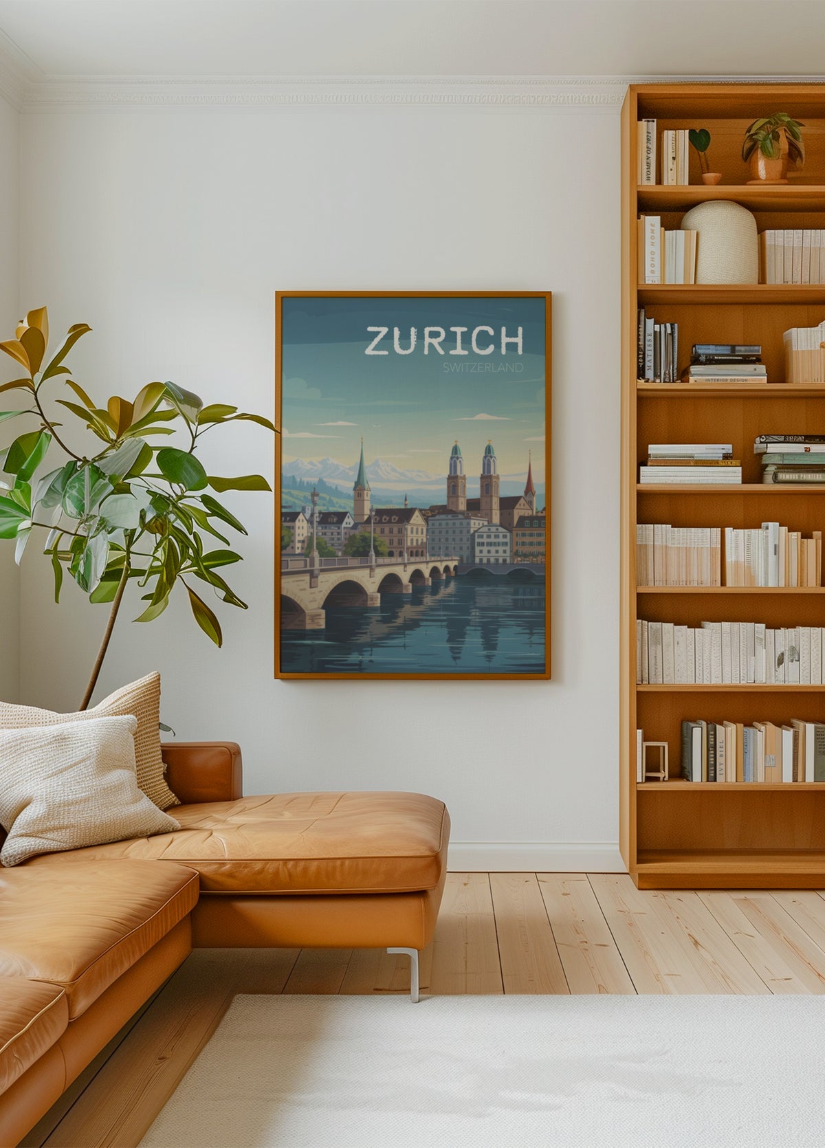 Zürichin Sveitsin kaupunkikuva