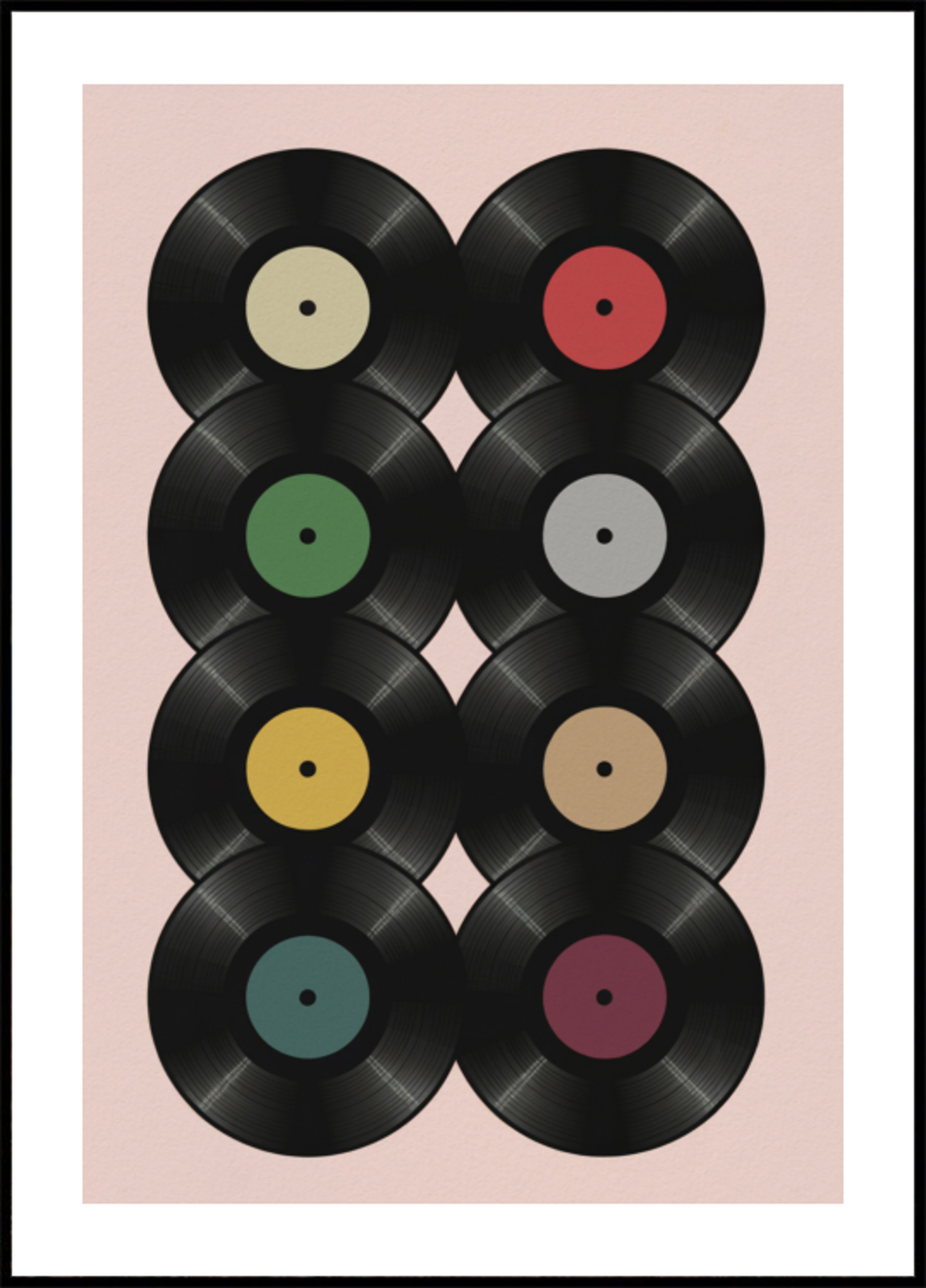 Retro Record Collection - Posterbox