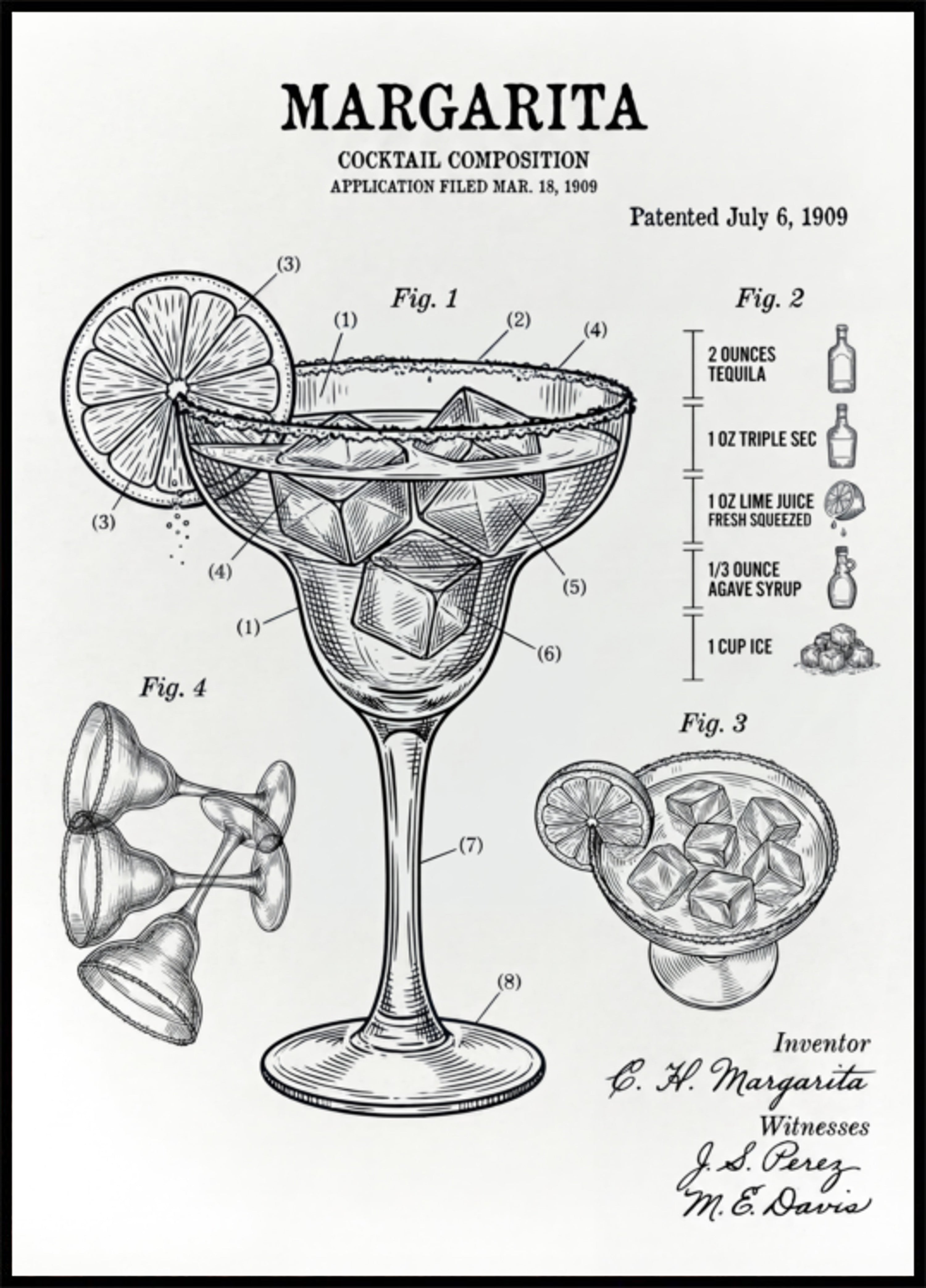 Margarita Cocktail Patentti