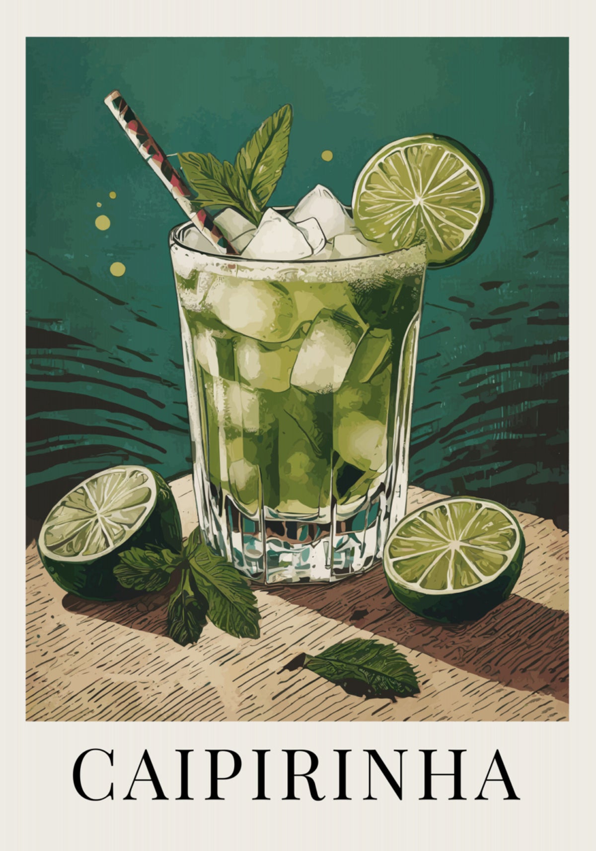 Virkistävä Caipirinha Cocktail