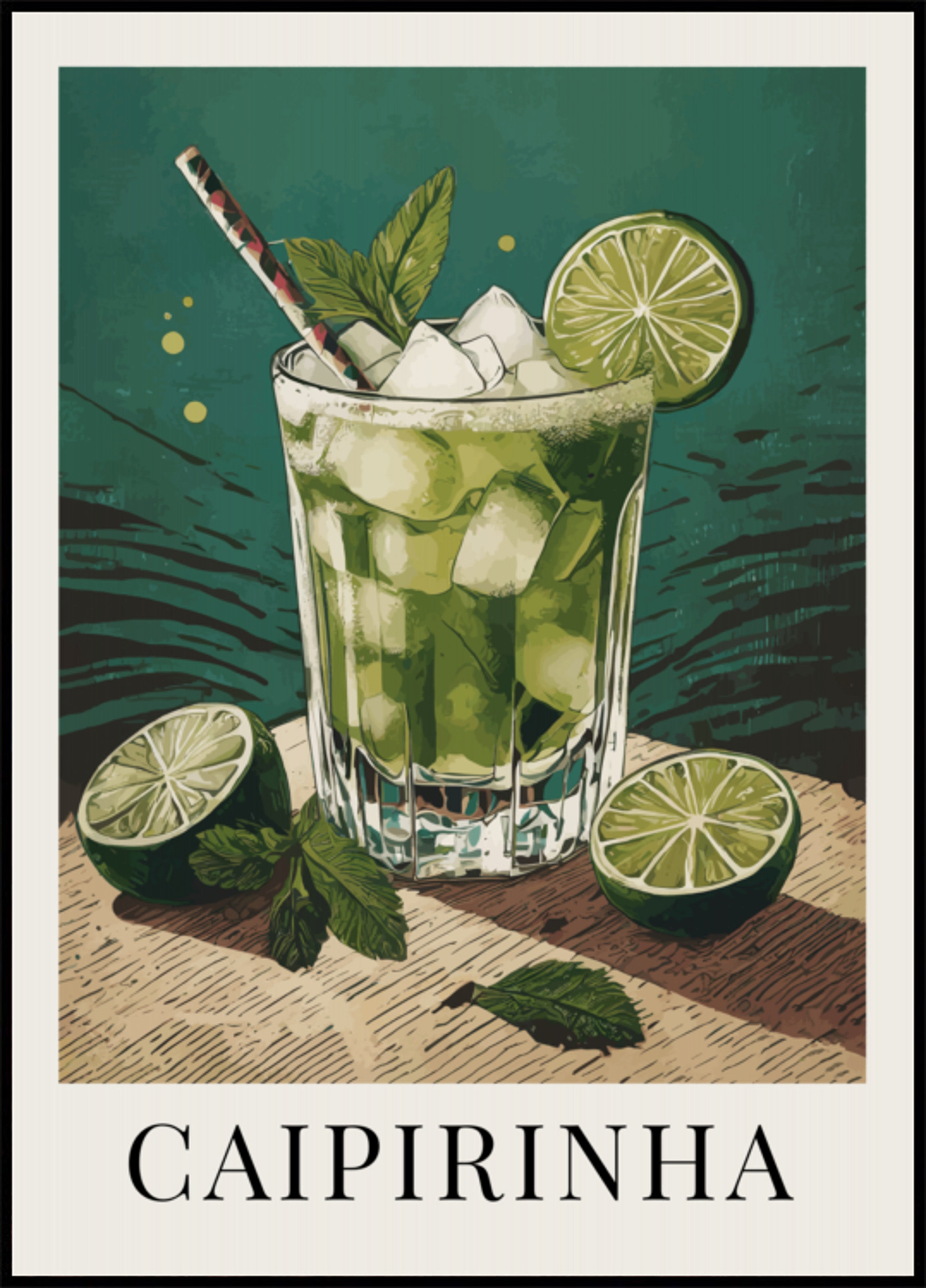 Virkistävä Caipirinha Cocktail