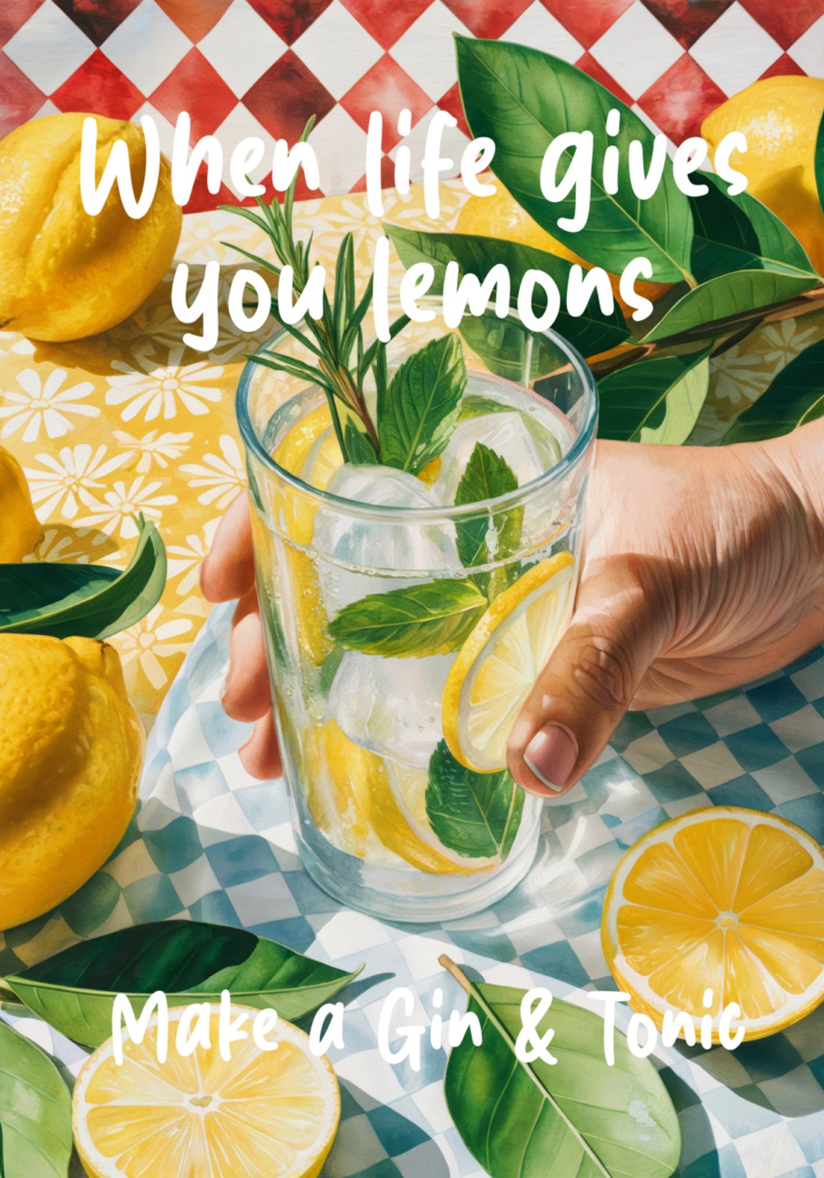 Kun elämä antaa sinulle sitruunoita, tee Gin & Tonic