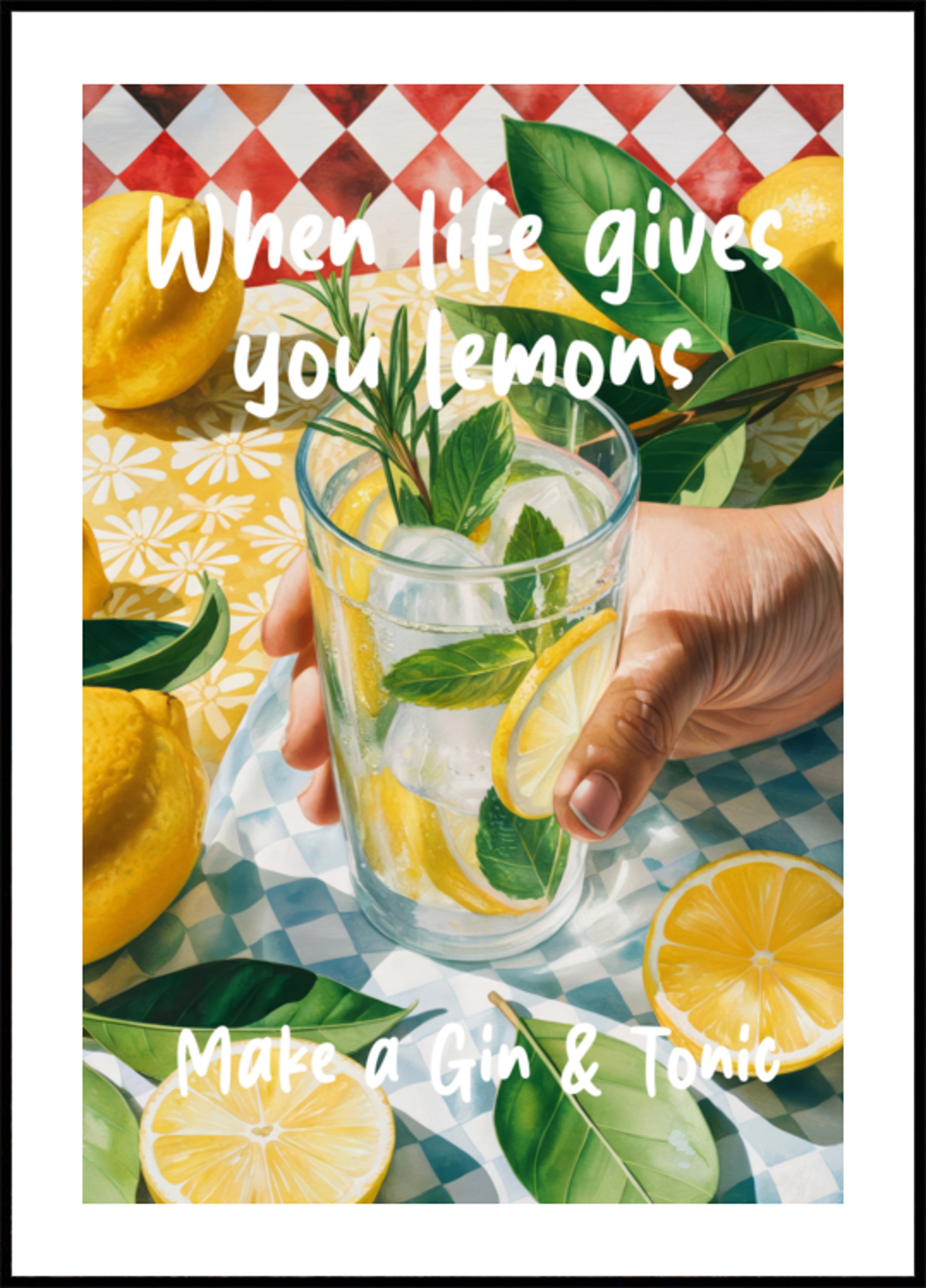 Kun elämä antaa sinulle sitruunoita, tee Gin & Tonic