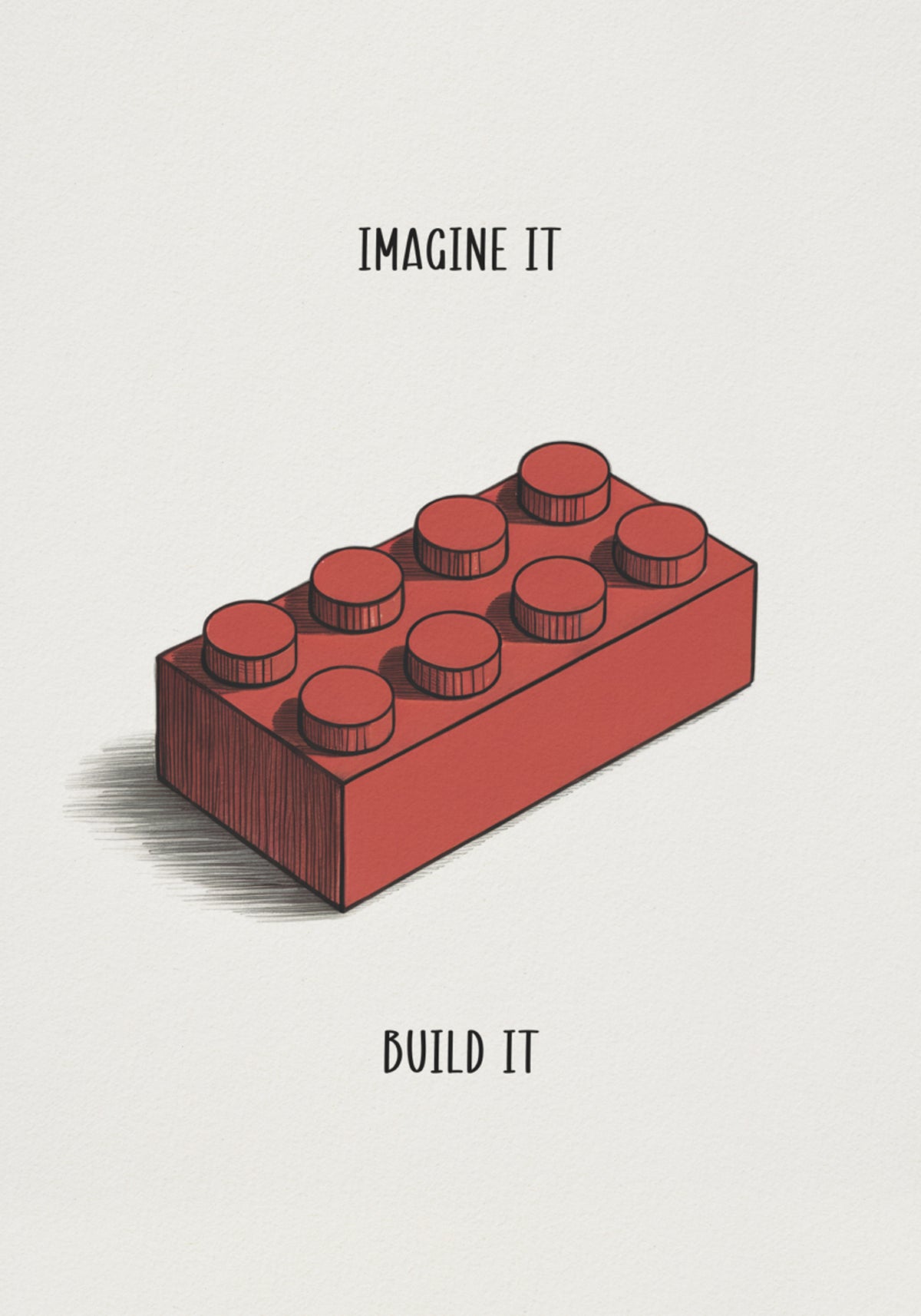 Kuvittele Build Red Block