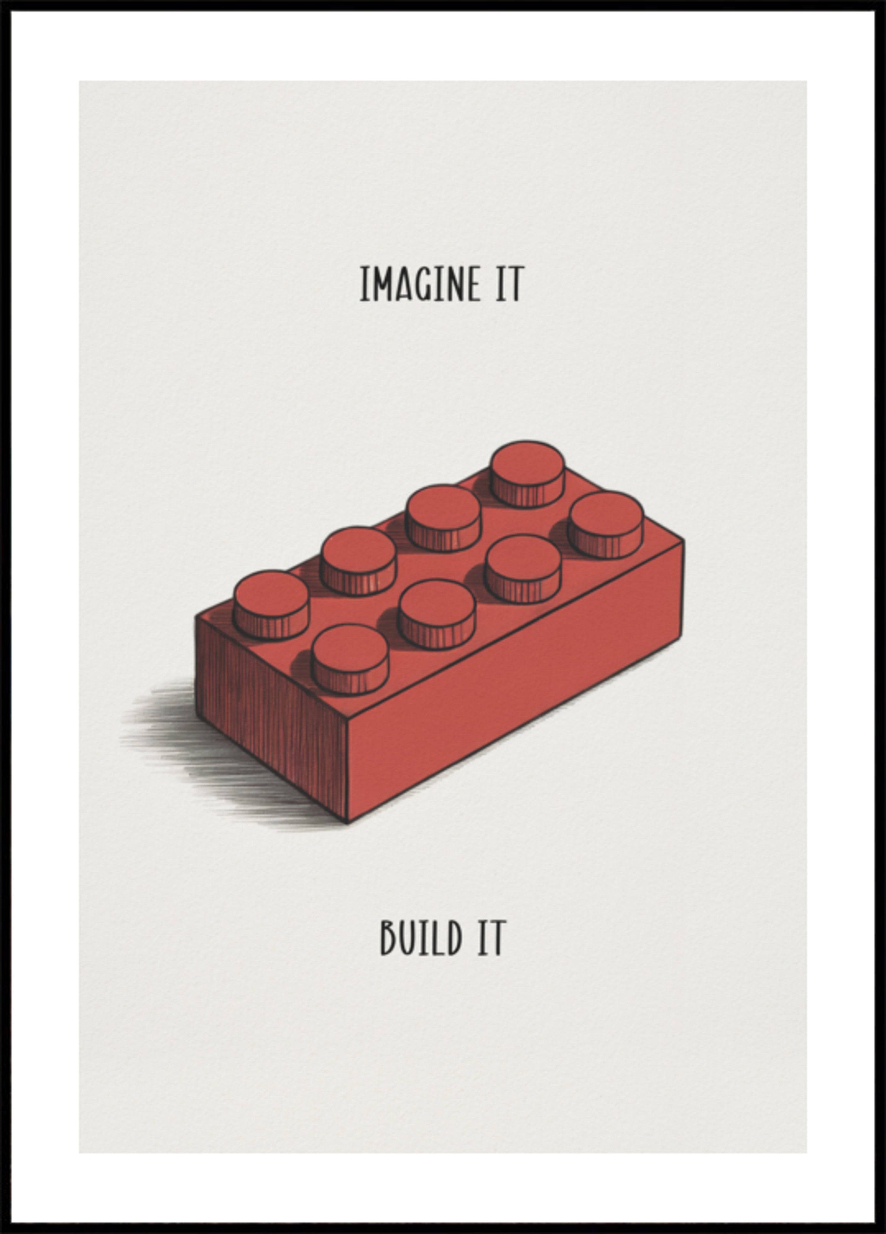 Kuvittele Build Red Block