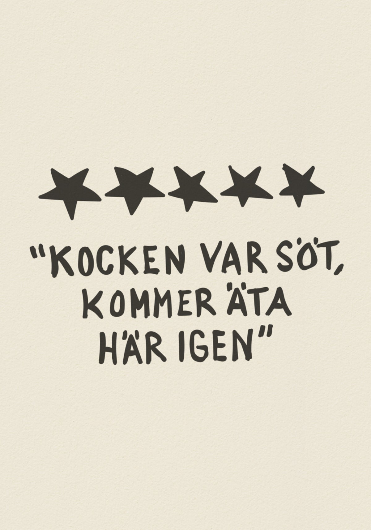 Söpö kokin viiden tähden arvostelu