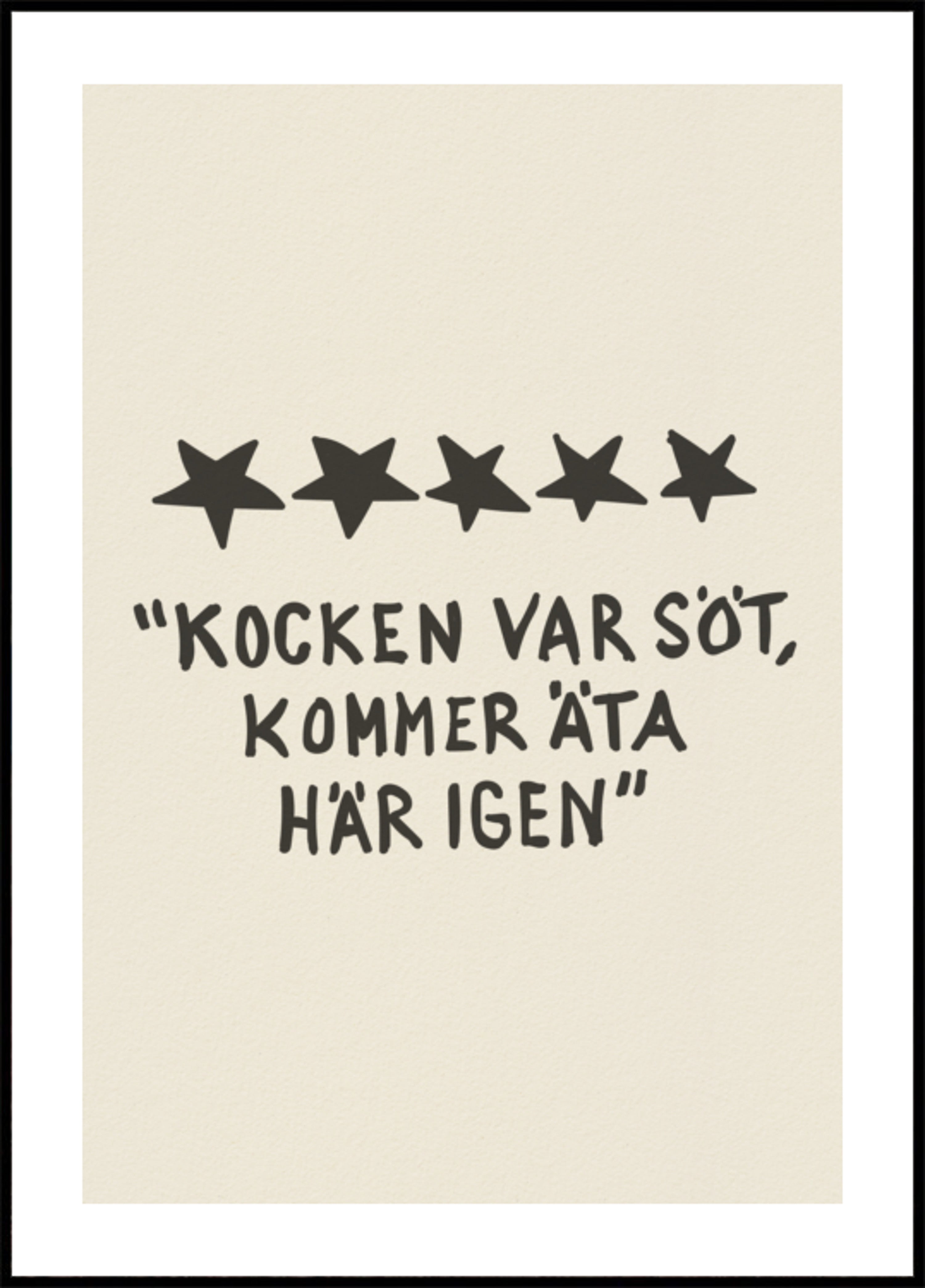 Söpö kokin viiden tähden arvostelu