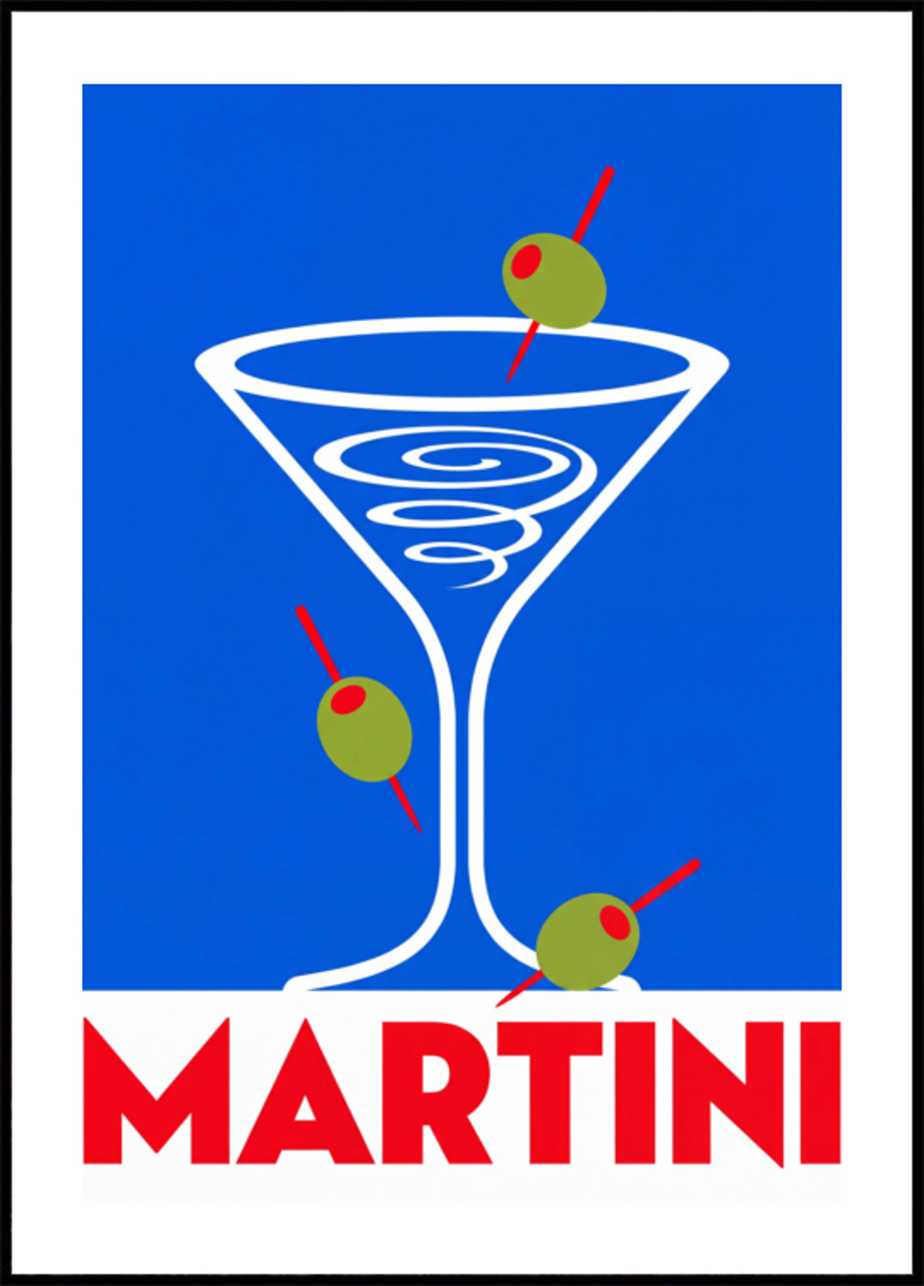 Klassinen sininen Martini