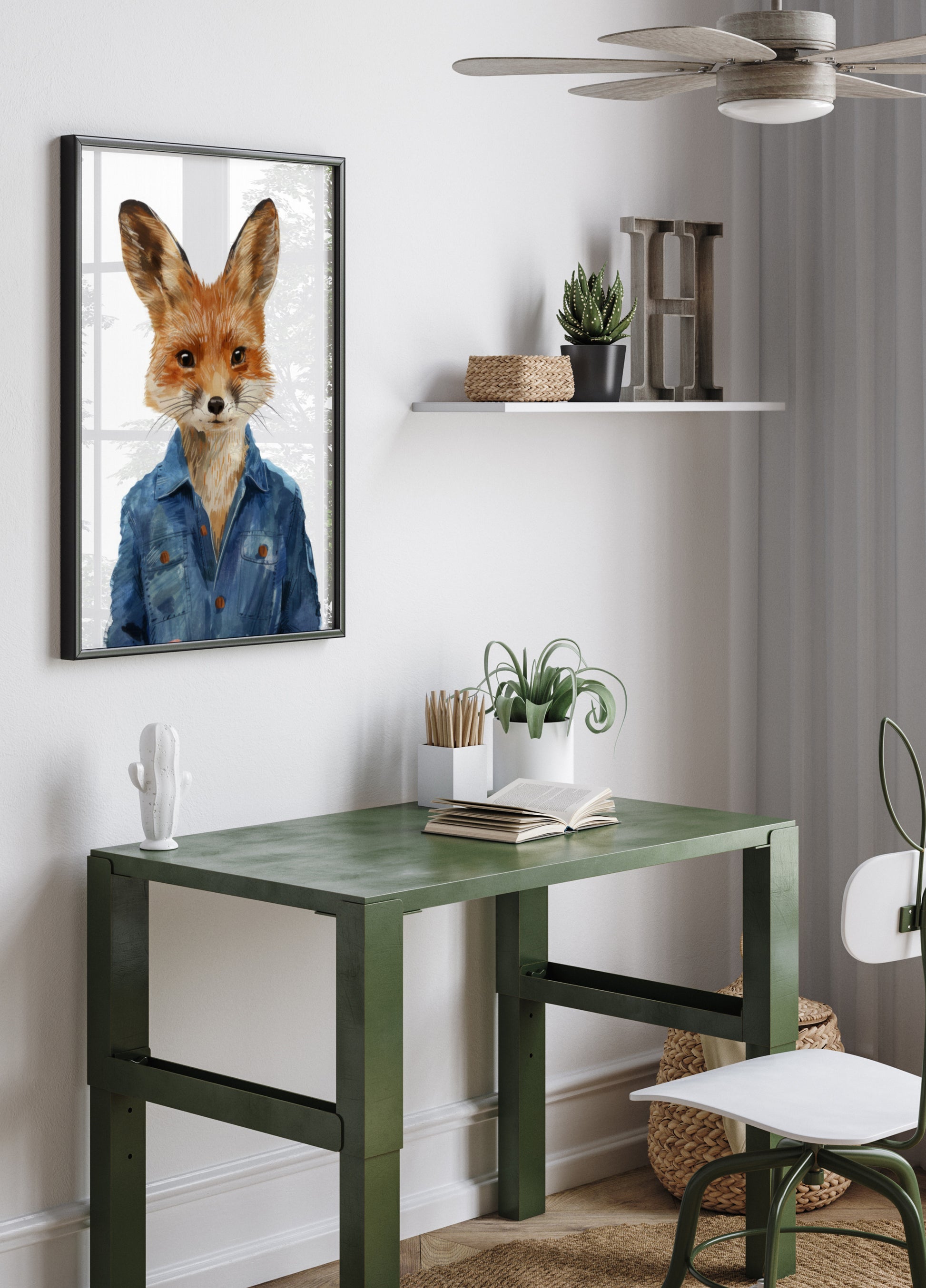 Tyylikäs Fox In Denim -takki