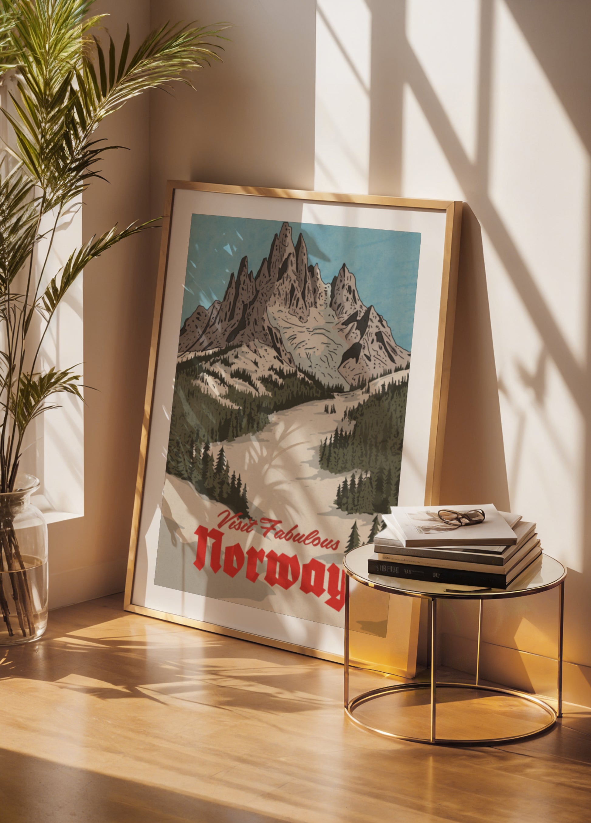 Majesteettiset Norjan laskettelurinteet
