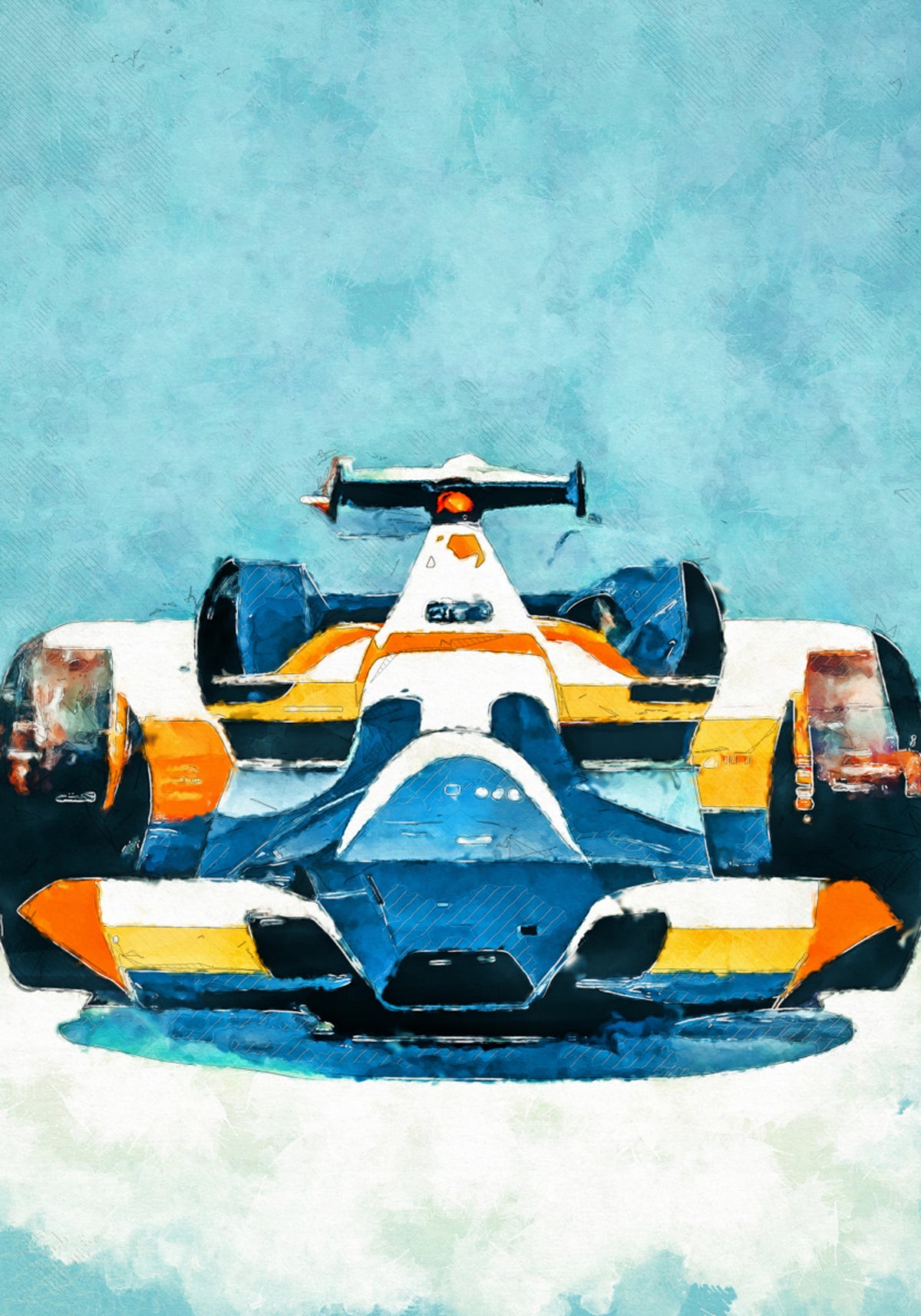 Dynaaminen Formula Race Car