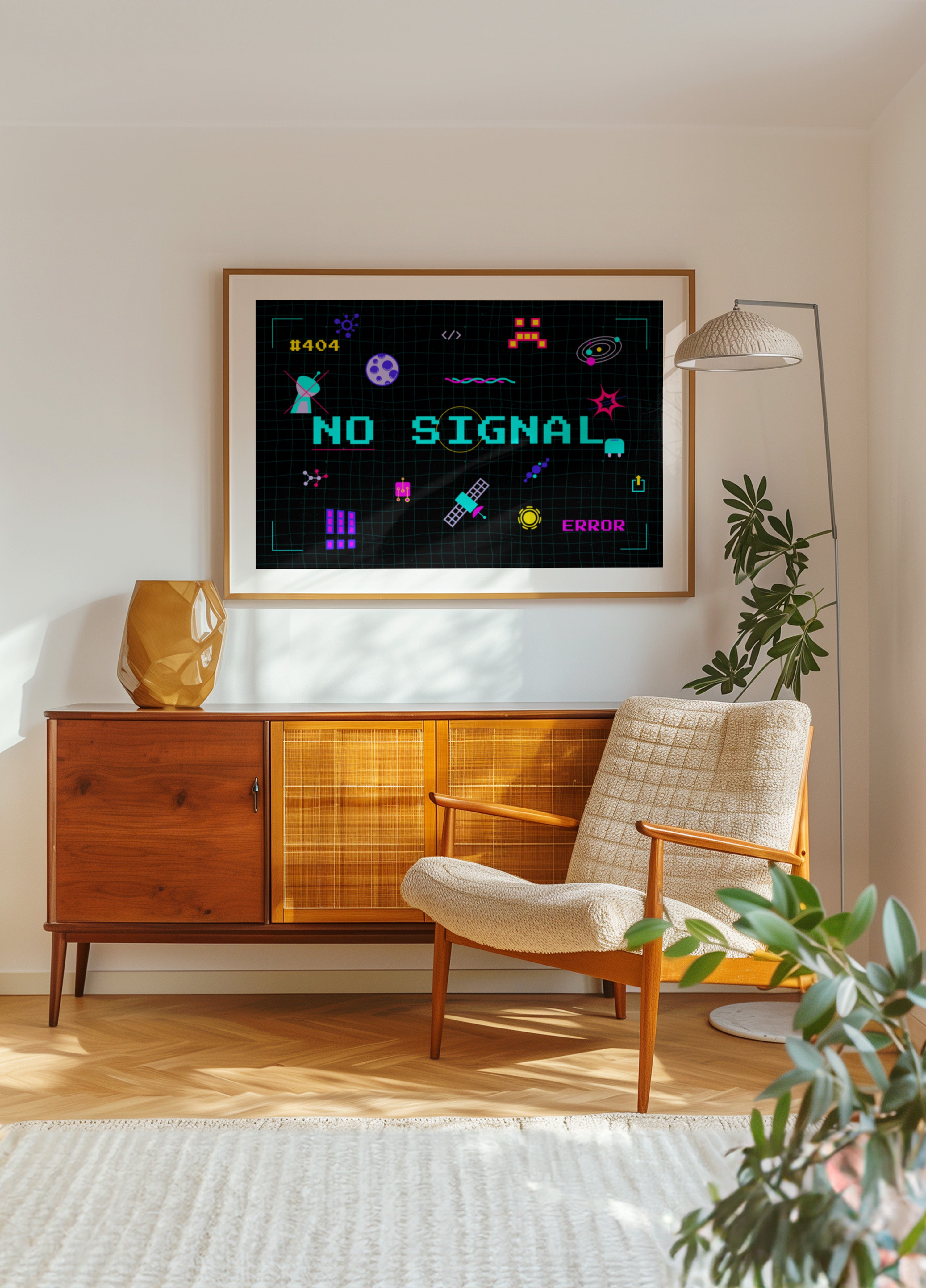 Retro Pixel Ei signaalia
