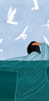 Woman Embracing Freedom - Posterbox