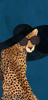 Chic Cheetah in Hat - Posterbox