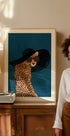 Chic Cheetah in Hat - Posterbox