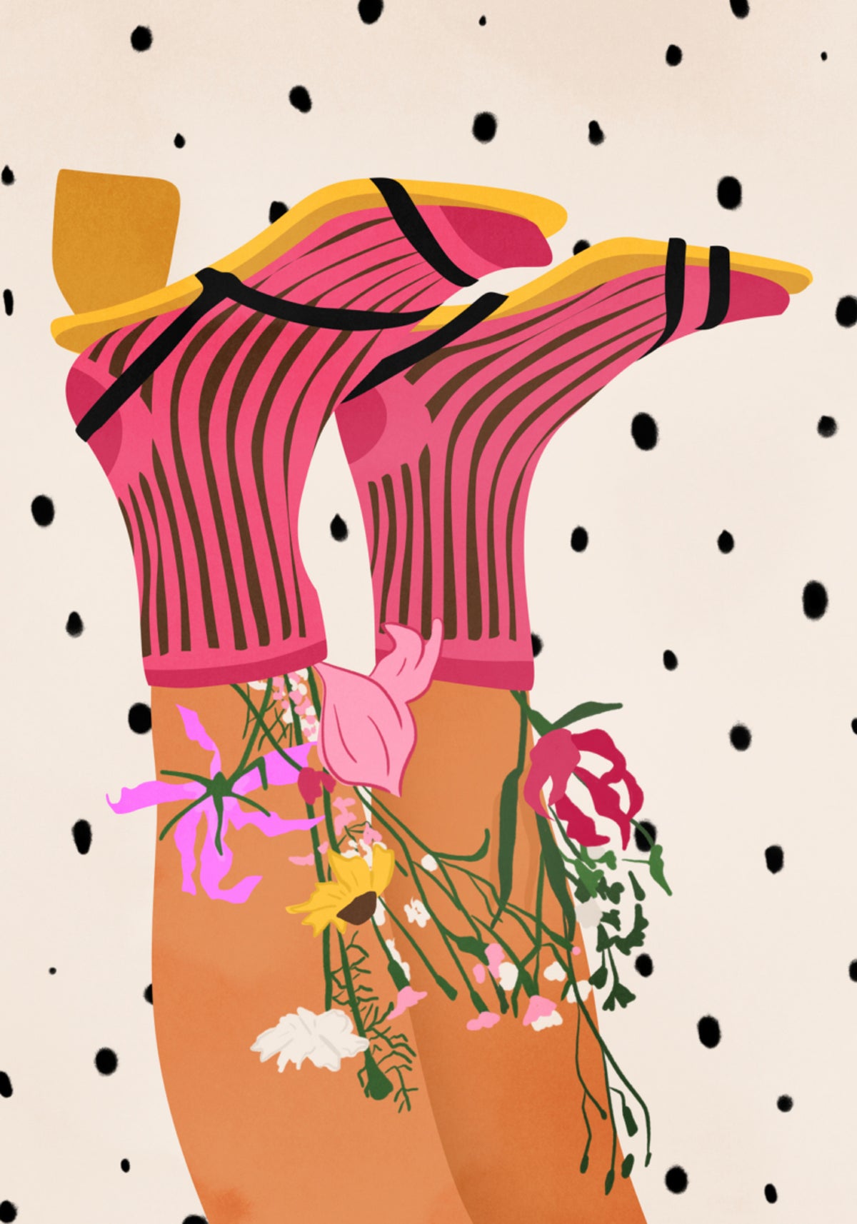 Legs In Full Bloom - Posterbox