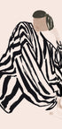 Pensive Striped Figure - Posterbox