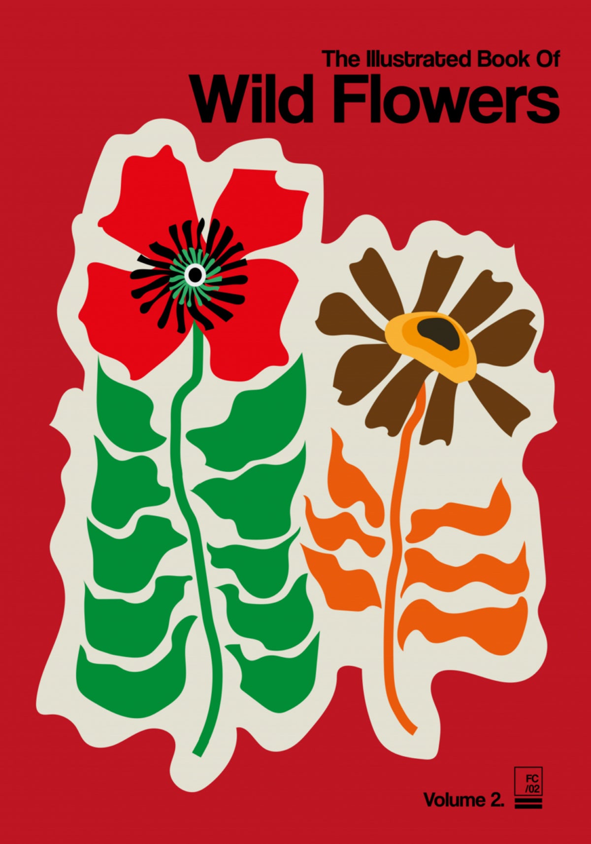 Retro Wildflower Illustration - Posterbox