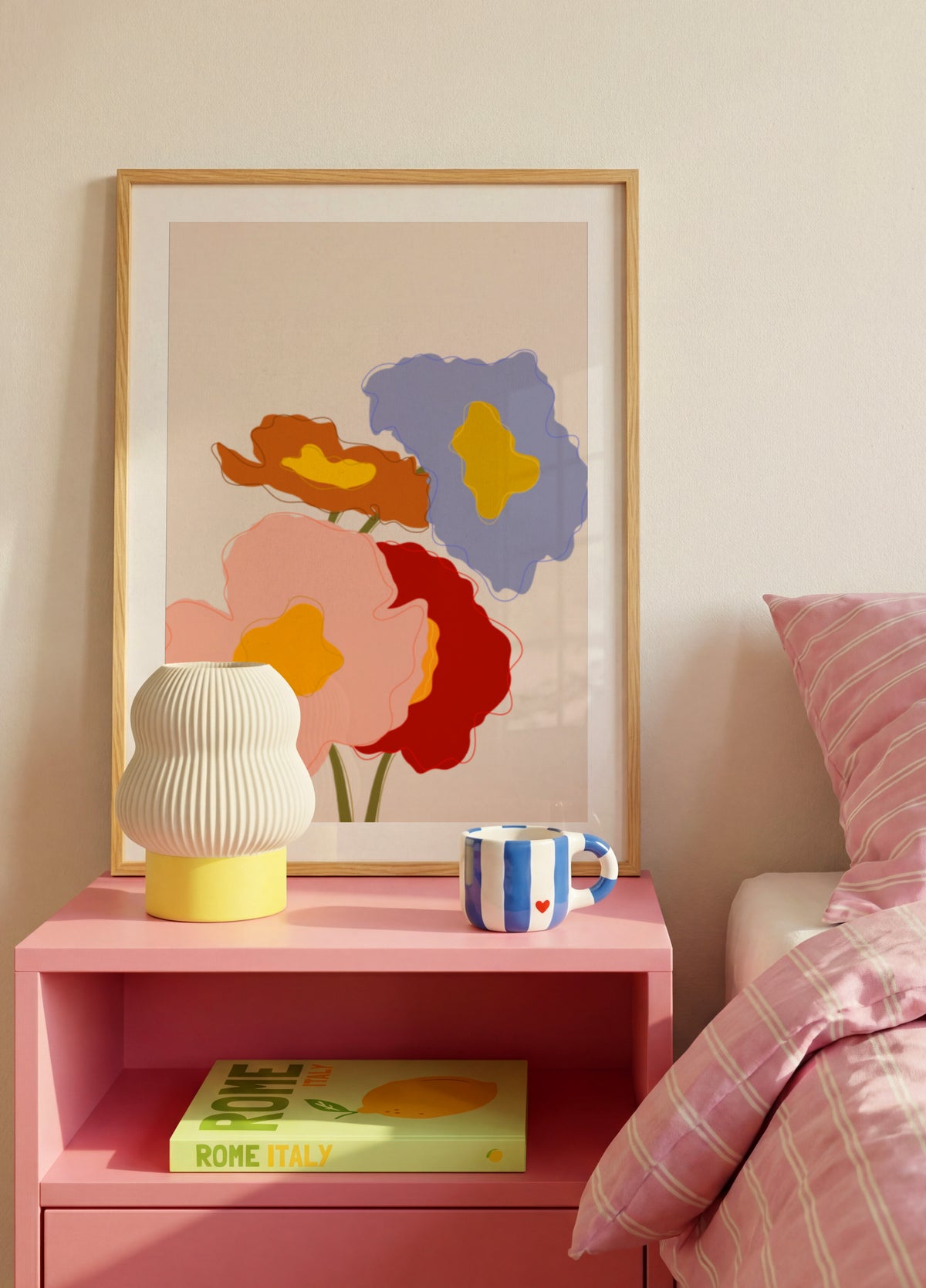 Colorful Abstract Flowers - Posterbox