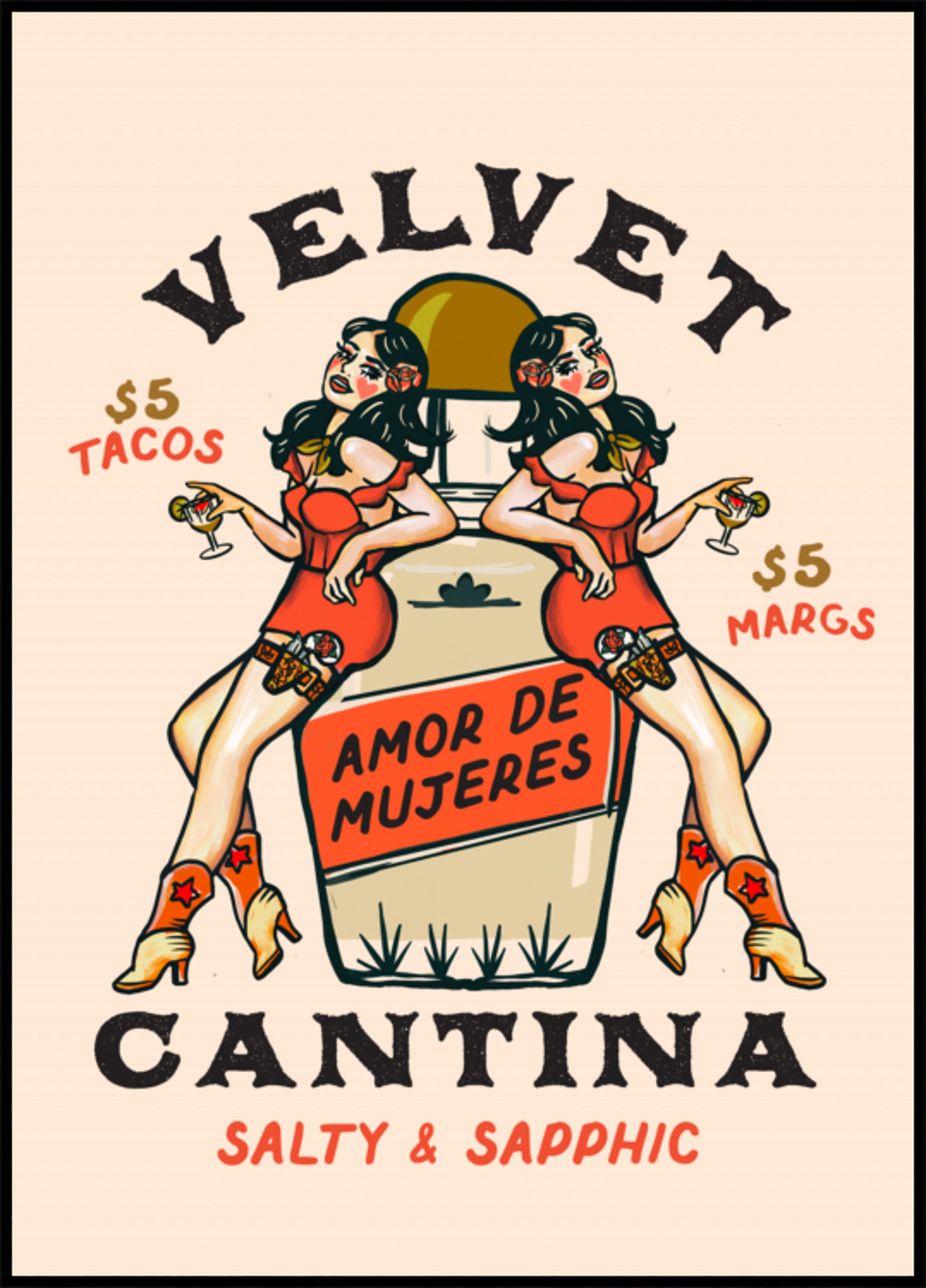 Velvet Cantina meksikolaista ruokaa, tacoja ja Margarita Bar