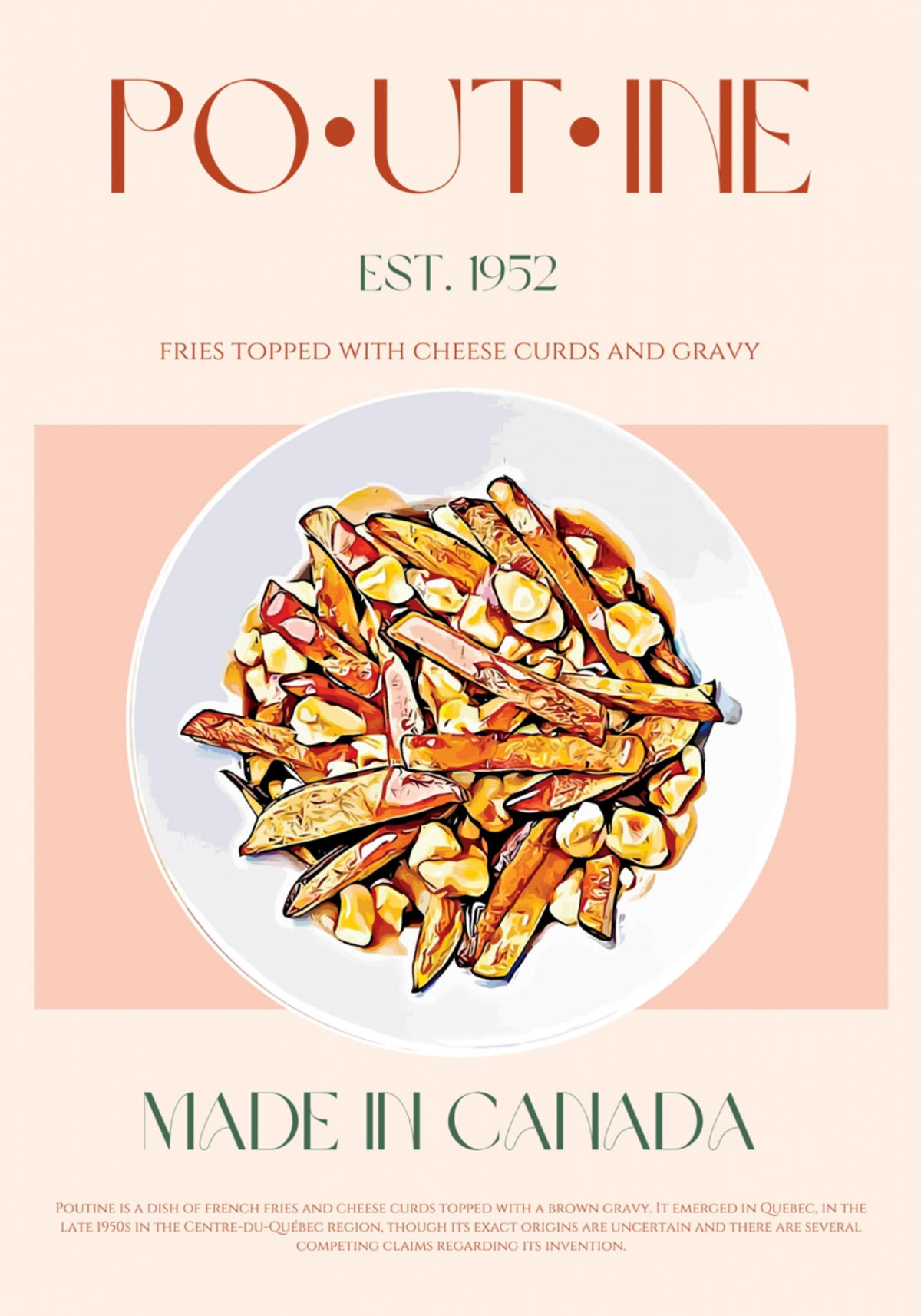 Klassinen kanadalainen poutine
