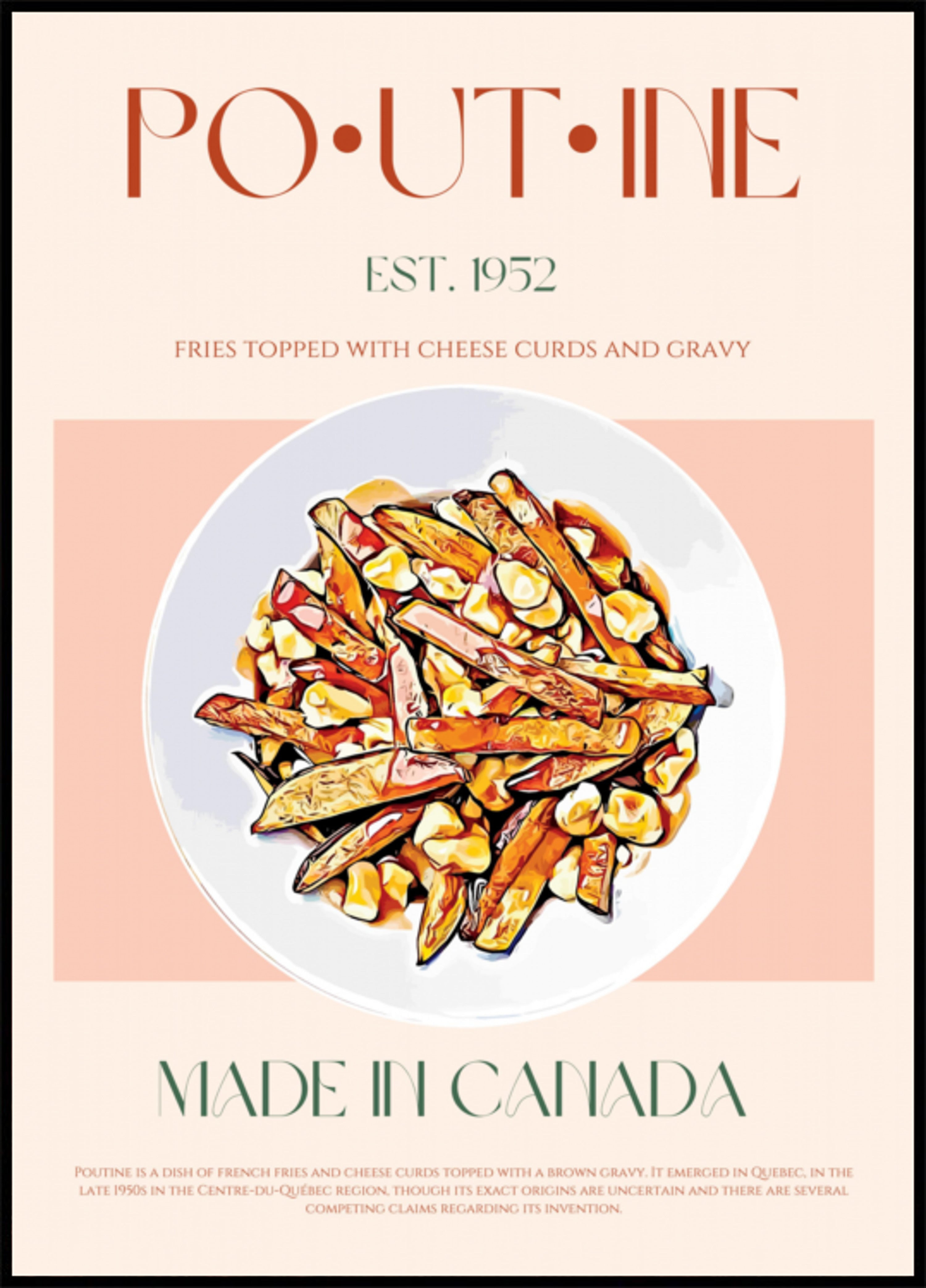 Klassinen kanadalainen poutine