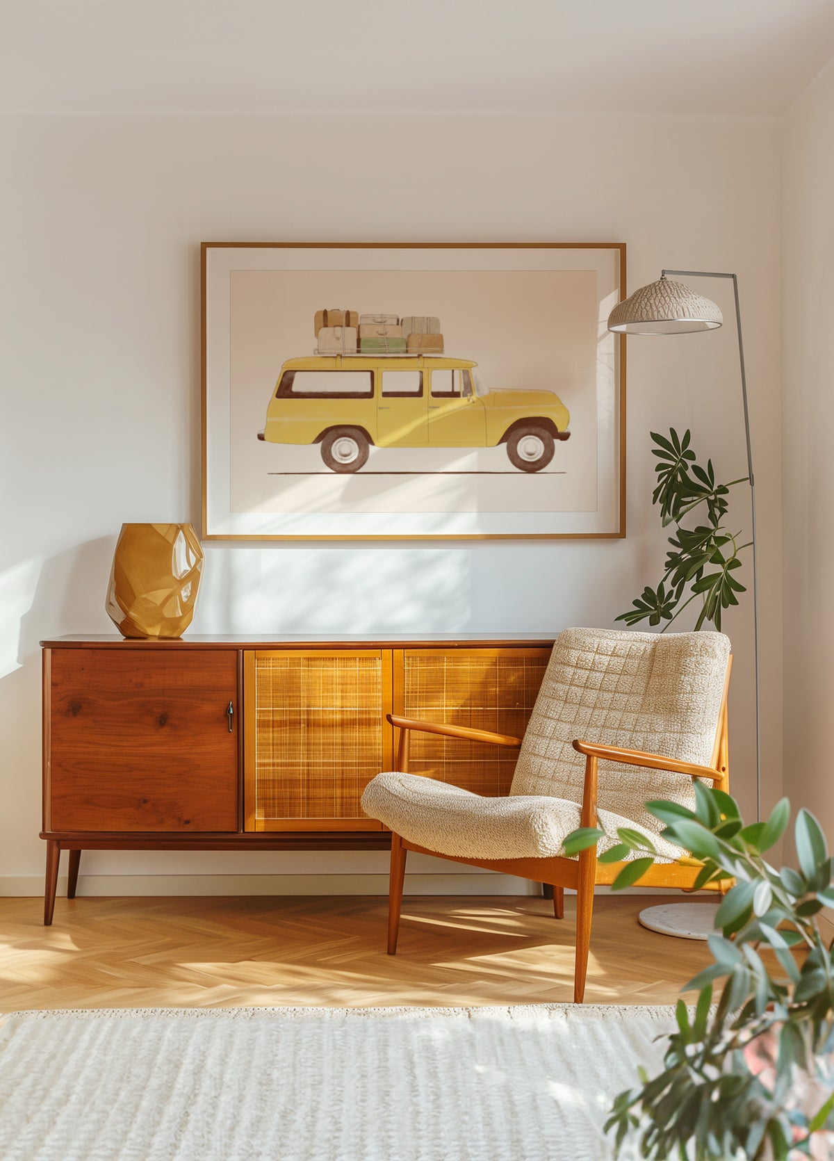 Vintage-auto tiematkalla