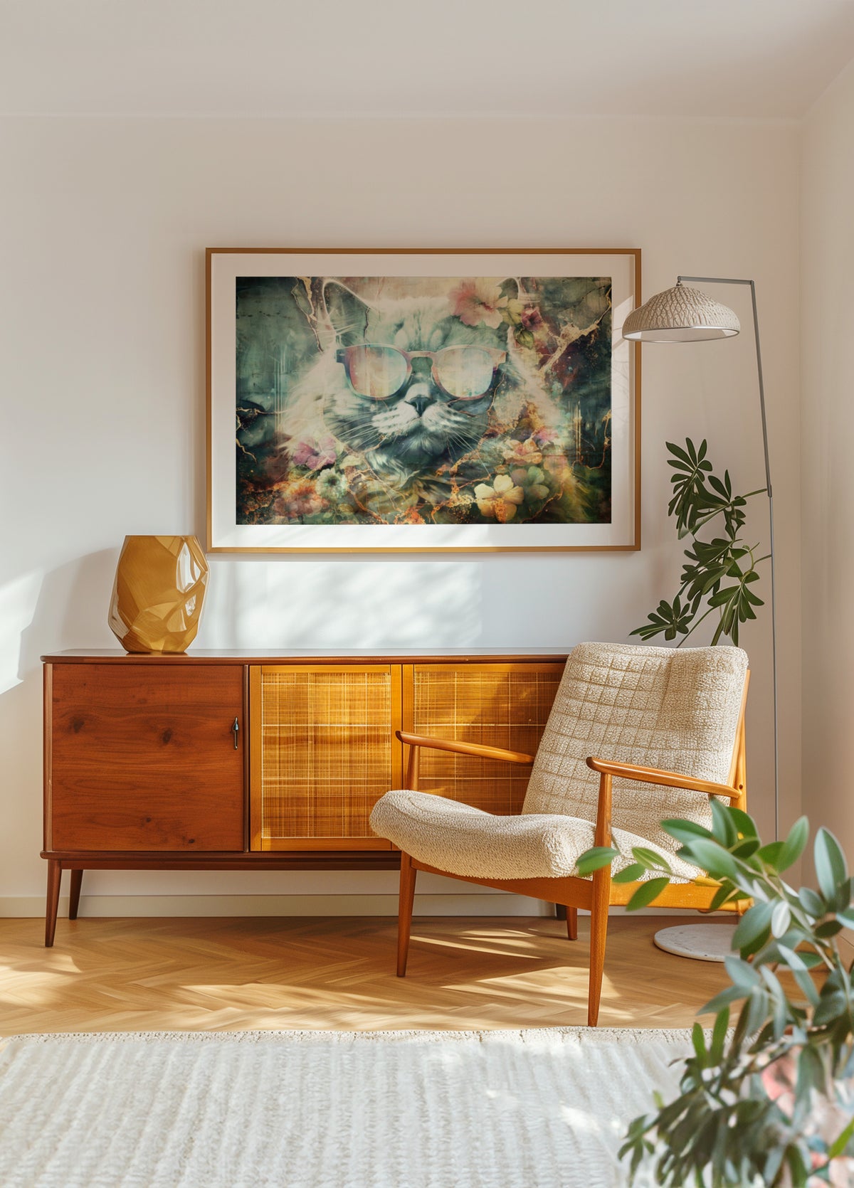 Vintage kukkakissa