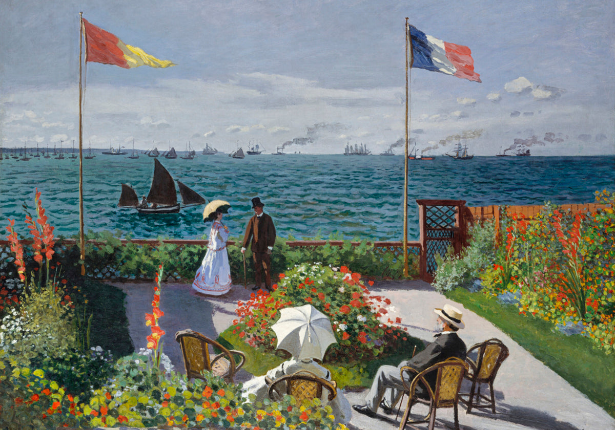Garden At Sainte -osoite Claude Monet