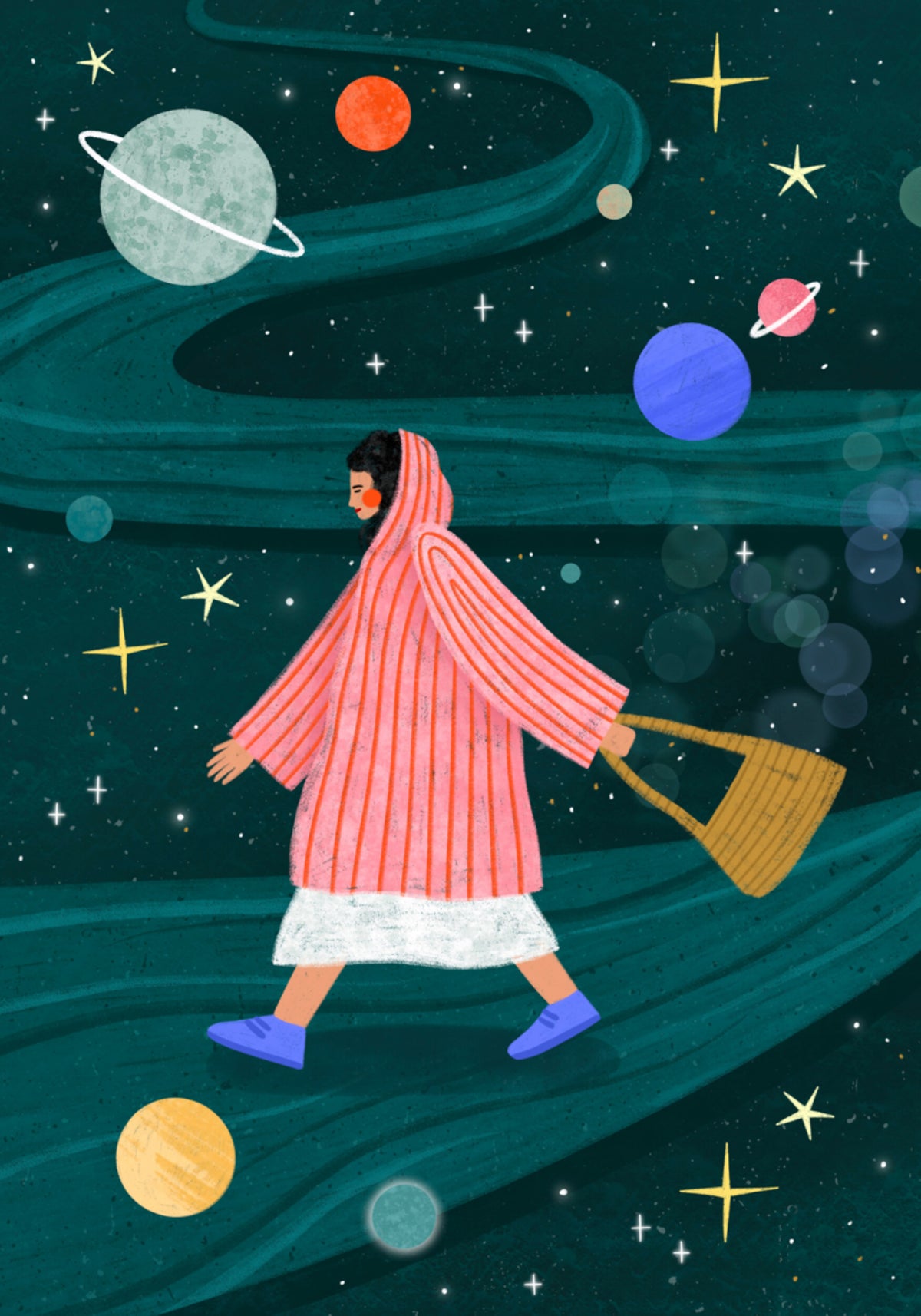 Dreamy Space Walk - Posterbox