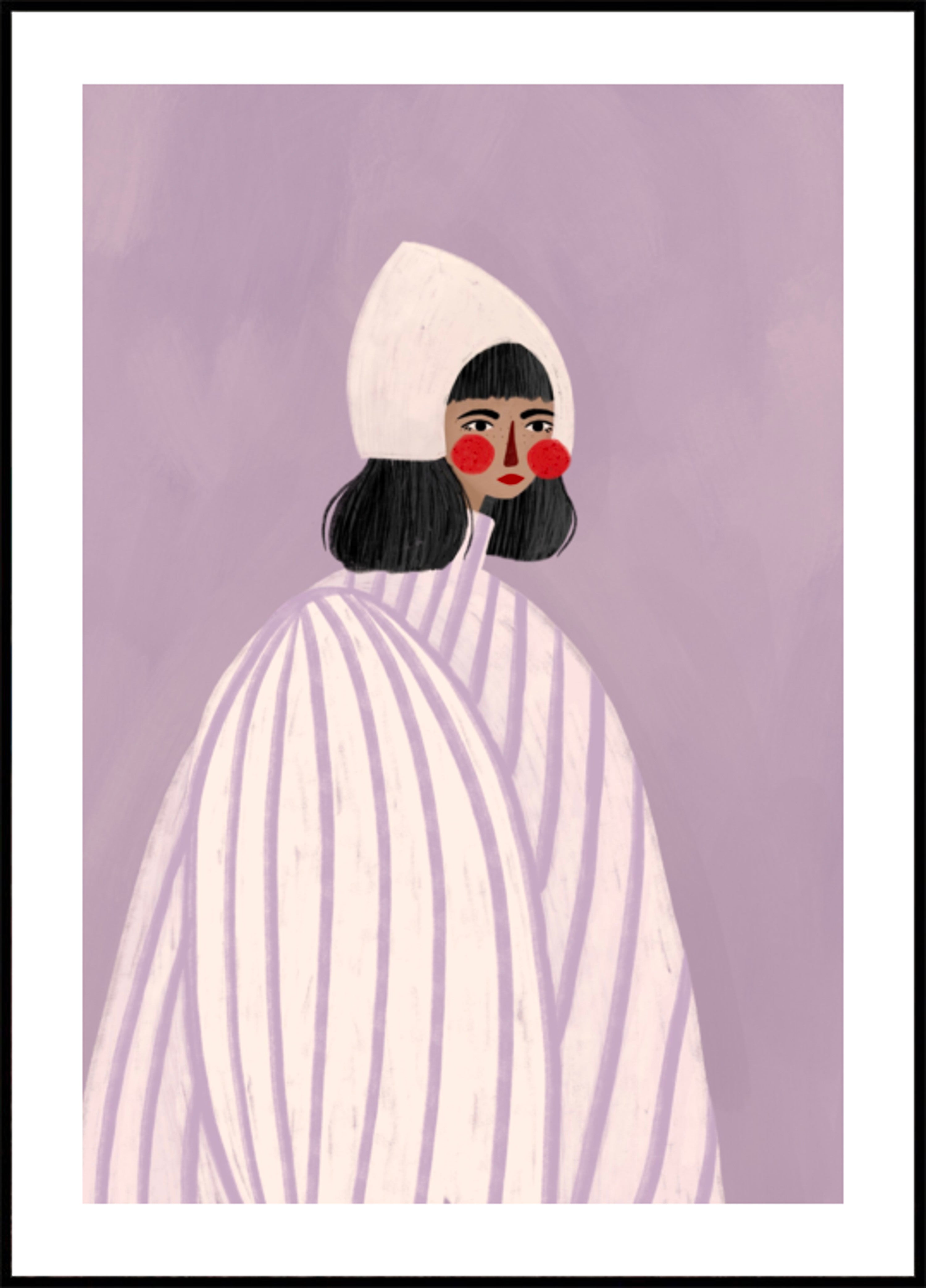 Hupaisa Bonnet-nainen